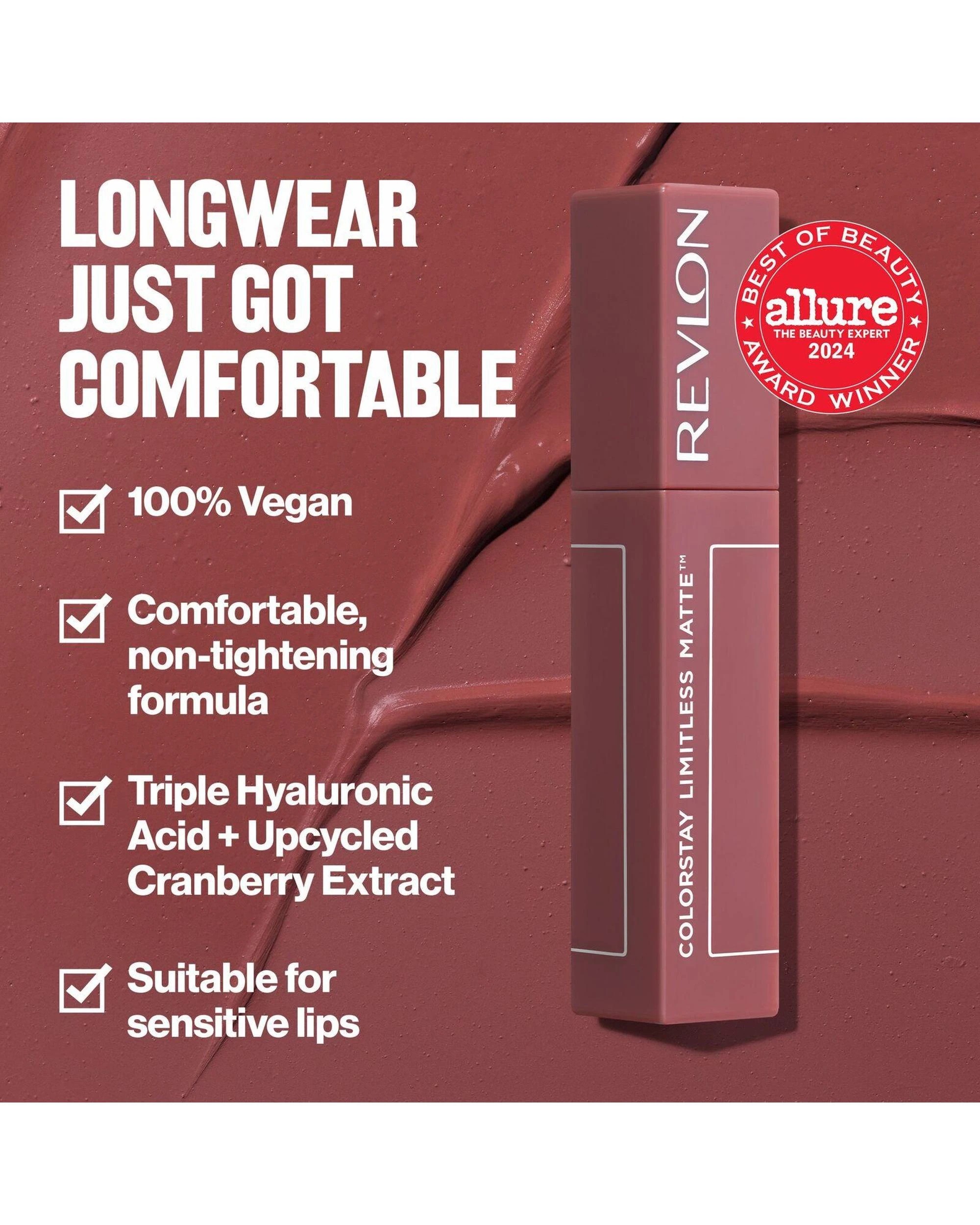 9 2 x Revlon ColorStay Limitless Matte Lipstick 5mL - 003 Upper Hand - Beige, 9 of 10