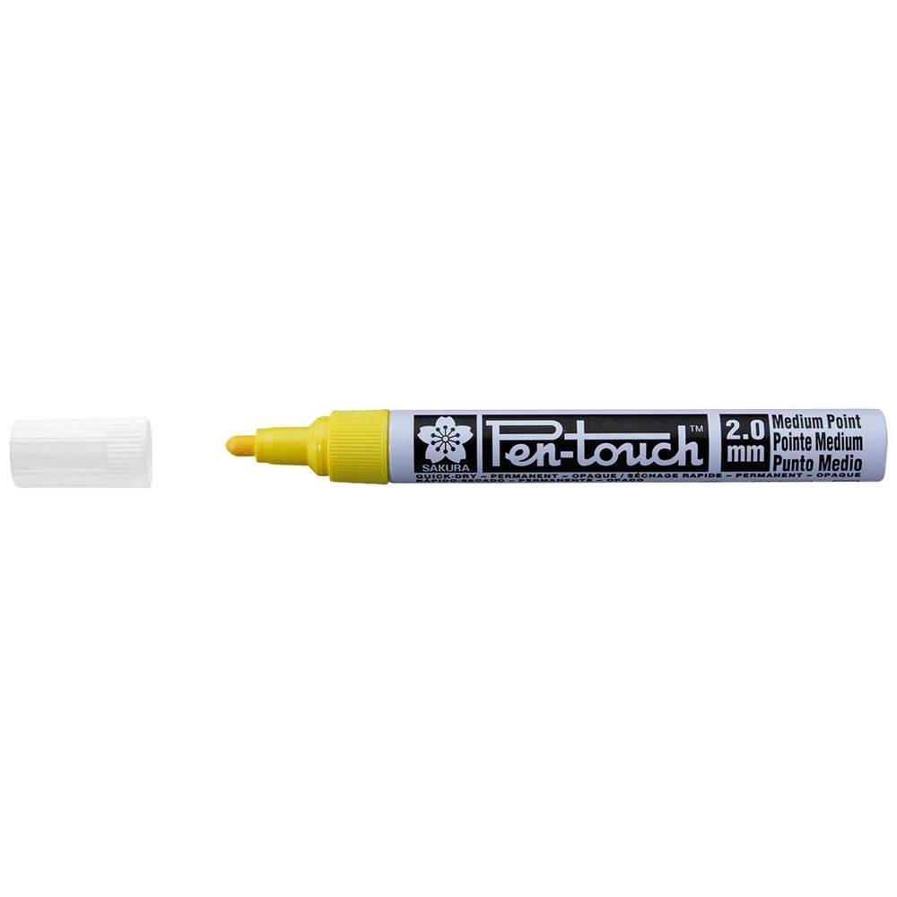 1 Sakura Pen-touch Paint Marker 2mm Yellow, 1 of 5