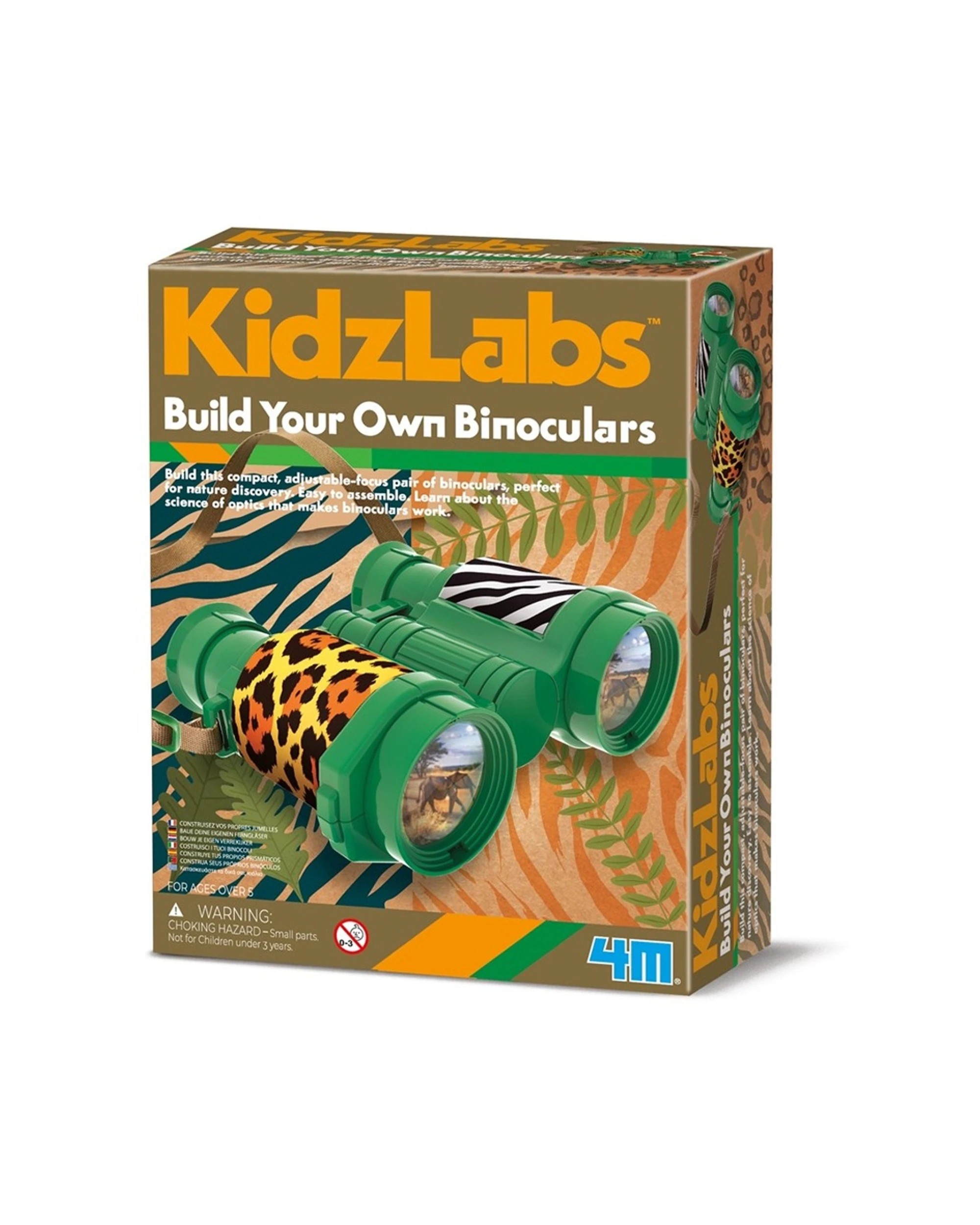 1 4M Kidzlabs Build Your Own Binocular STEM Educational Kids Learning Toy, 1 of 3