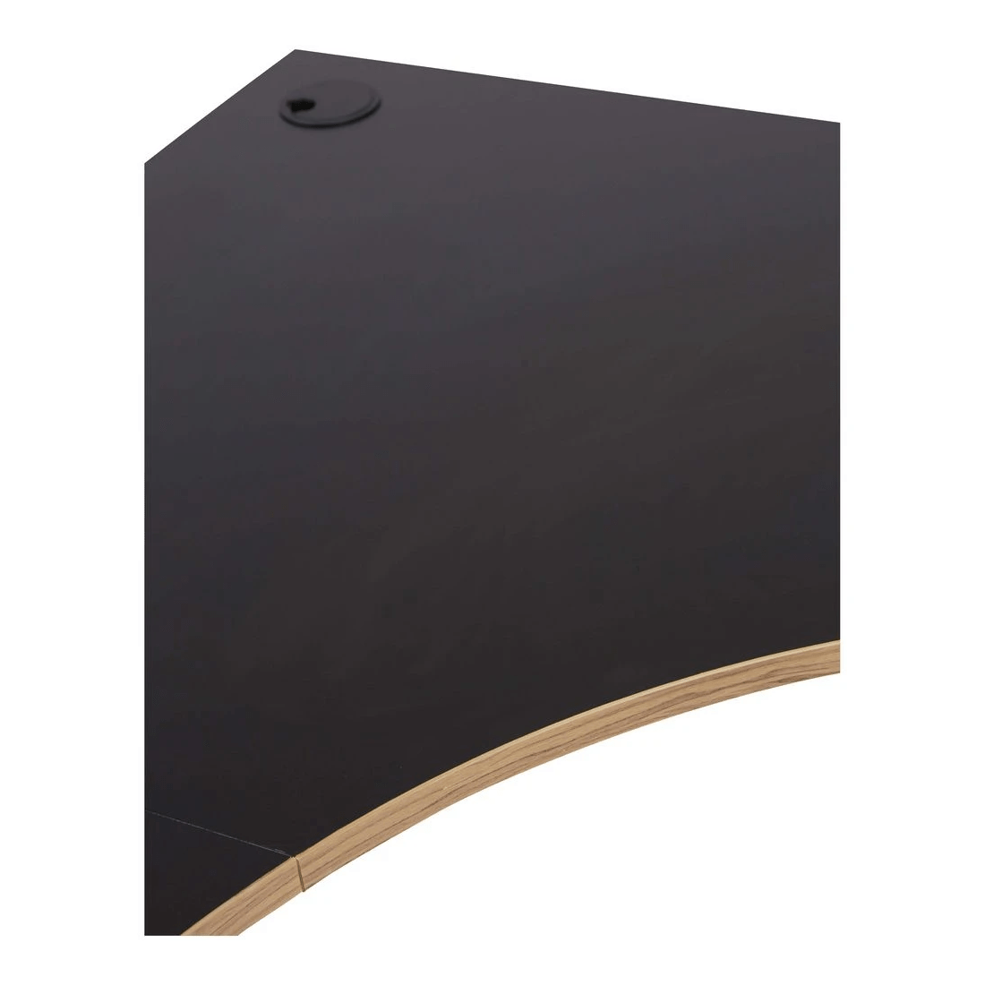 6 Washington 1500 x 1500mm Corner Workstation Black Walnut, 6 of 10