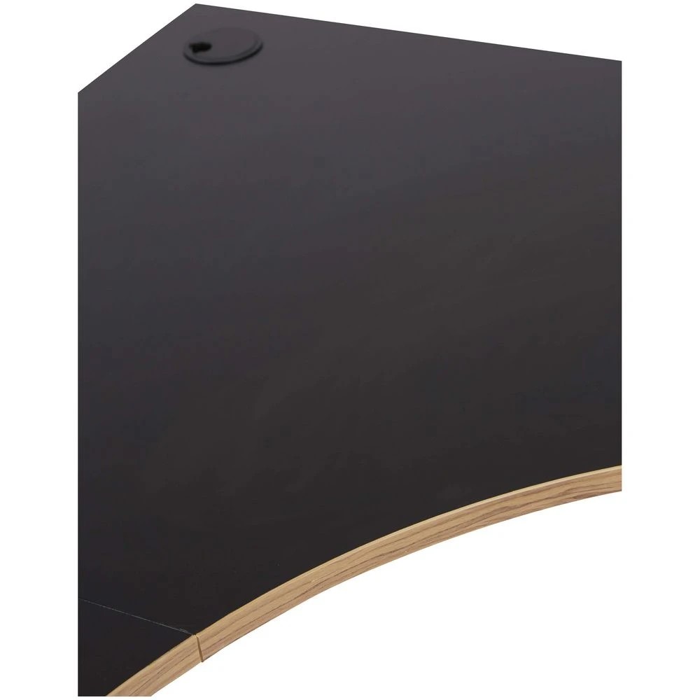 6 Washington 1500 x 1500mm Corner Workstation Black Walnut Desks, Tables and Workstations, 6 of 10