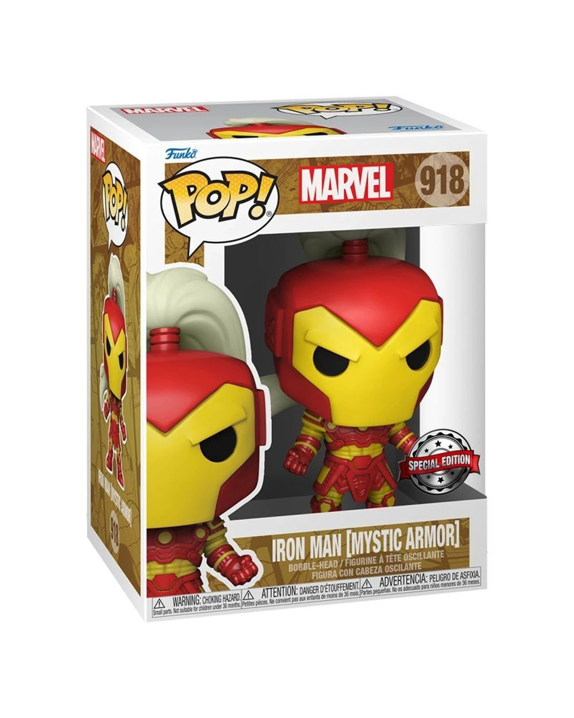 3 Pop Vinyl Figurine Iron Man Mystic Armor Action Figure Collectible 10cm - Multi, 3 of 3