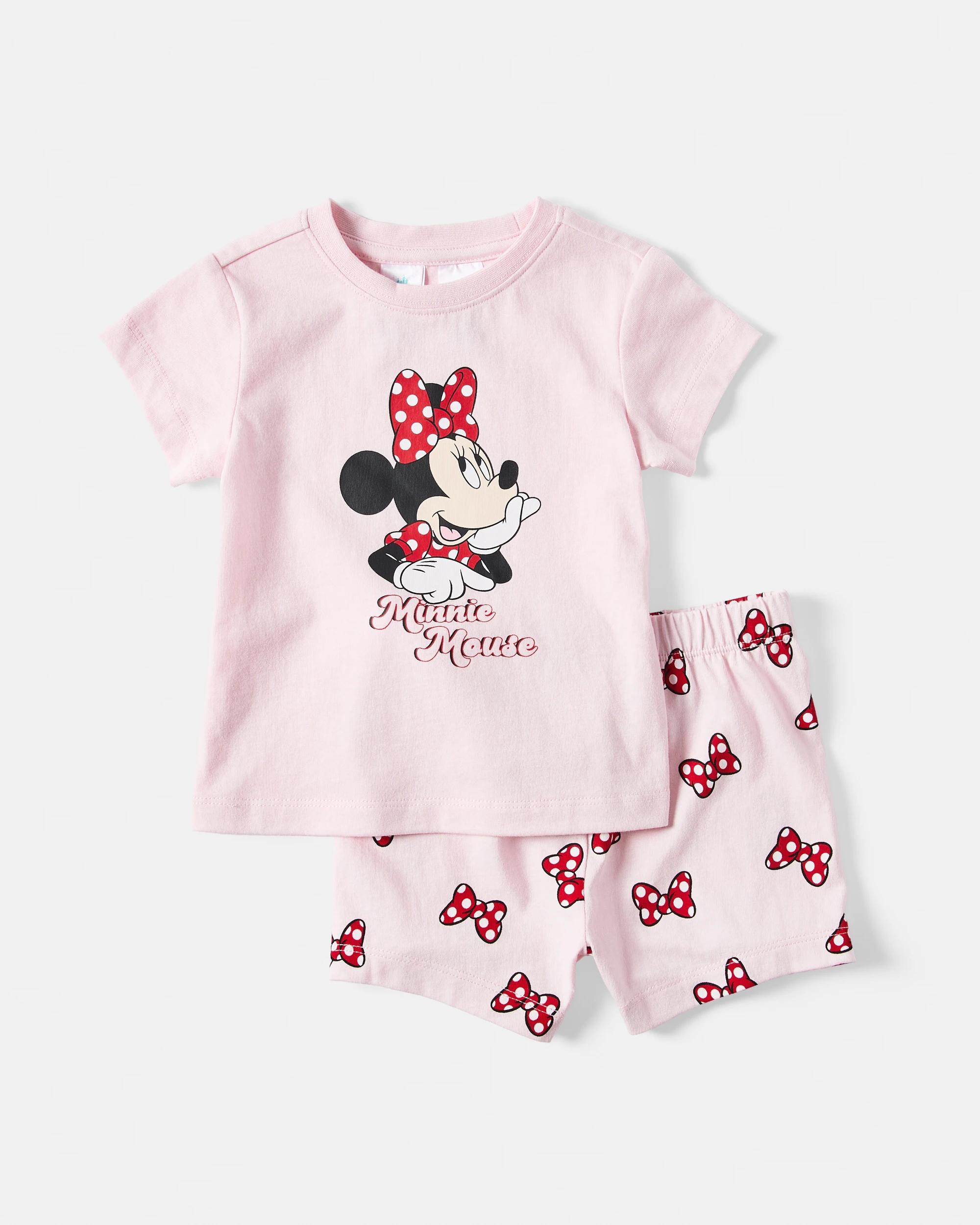 1 Minnie Mouse License Short Sleeve Pyjama Set Minnie, 1 of 7