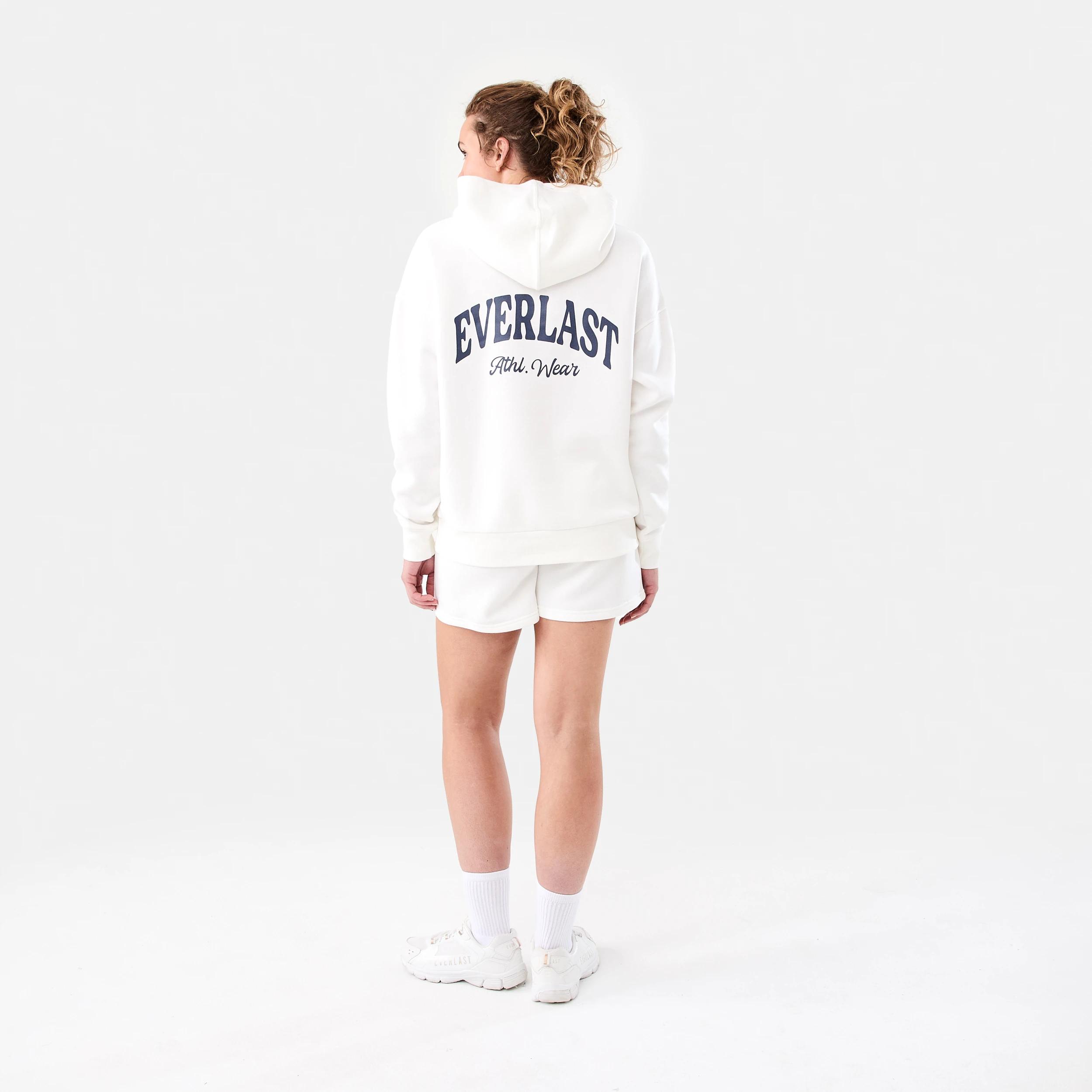 3 Everlast Womens Street Sweat Shorts EVERLAST SIMPLE LOGO CREAM, 3 of 7