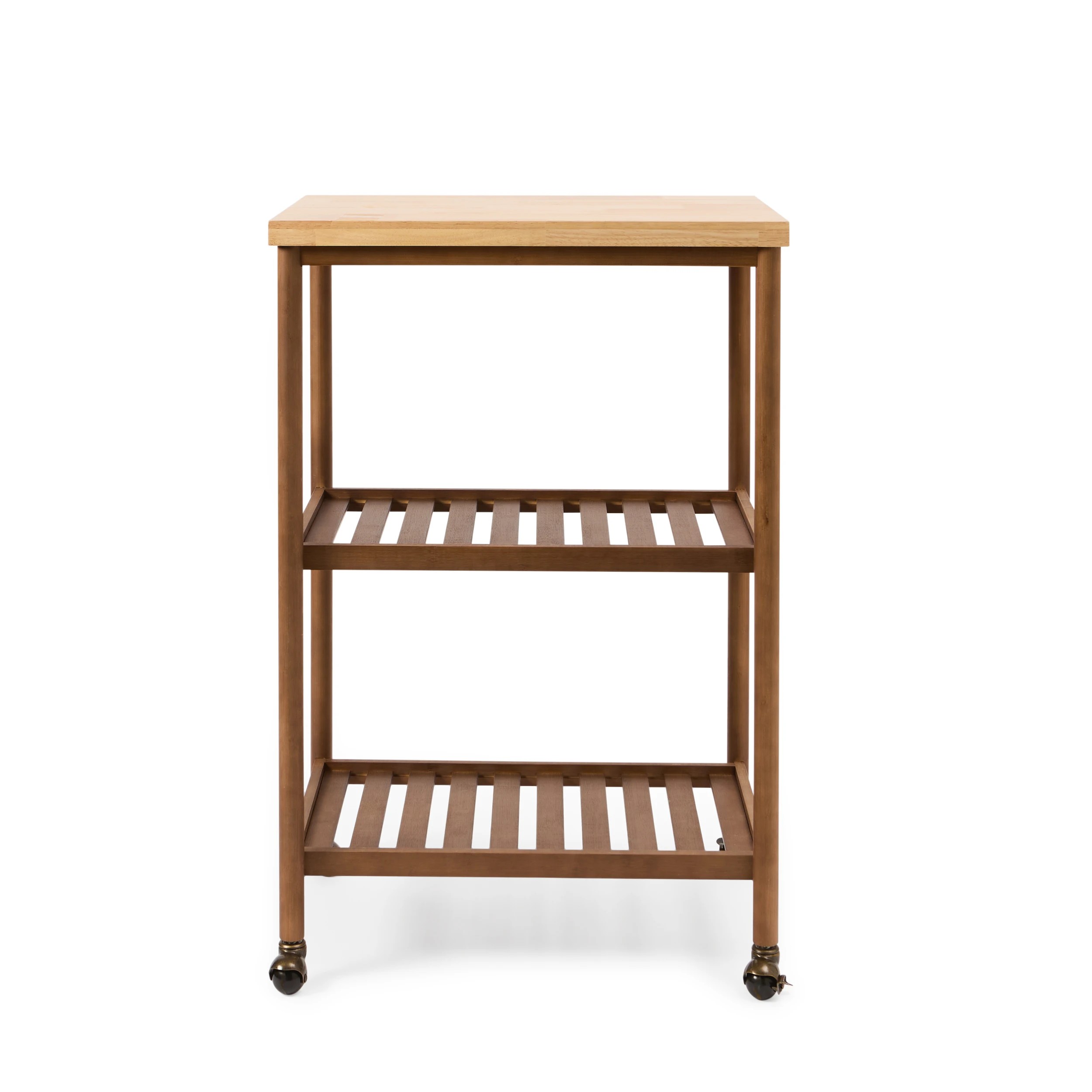 2 Wood Look Kitchen Trolley, 2 of 8
