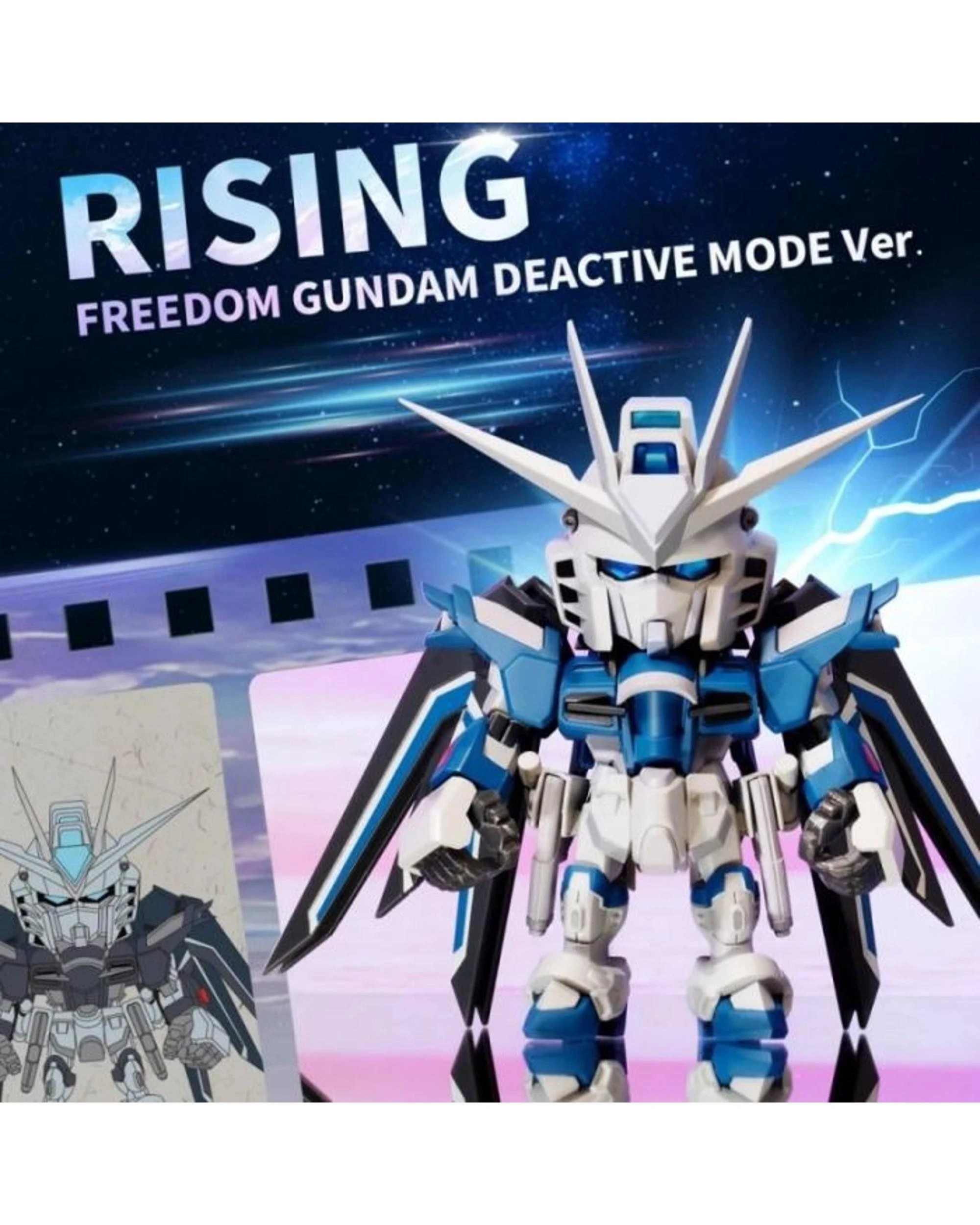 7 Bandai Gundam Seed Freedom Qmsv Mini Figure Blind Box, 7 of 7