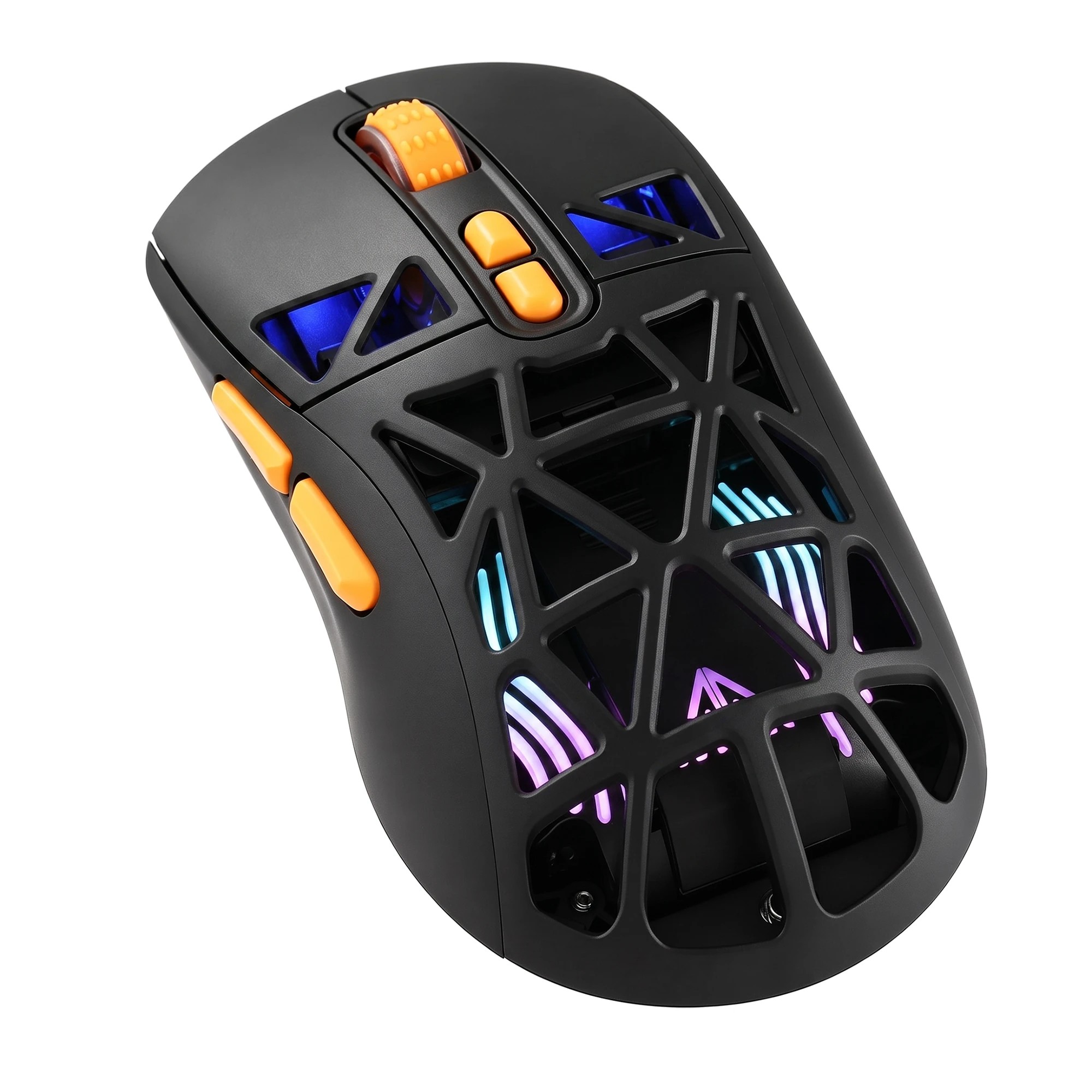 3 Solakaka SM802 Pro Tri-Mode Gaming Mouse RGB 24000 DPI Hotswap - Black, 3 of 10