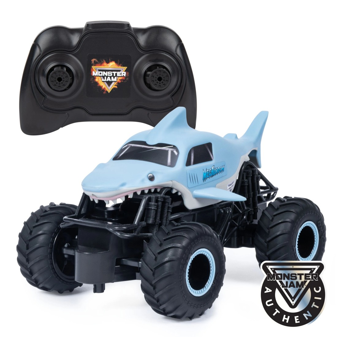 2 Monster Jam Rc 1:24 Scale Remote Control Monster Truck Vehicle - Assorted
 - Black, 2 of 7