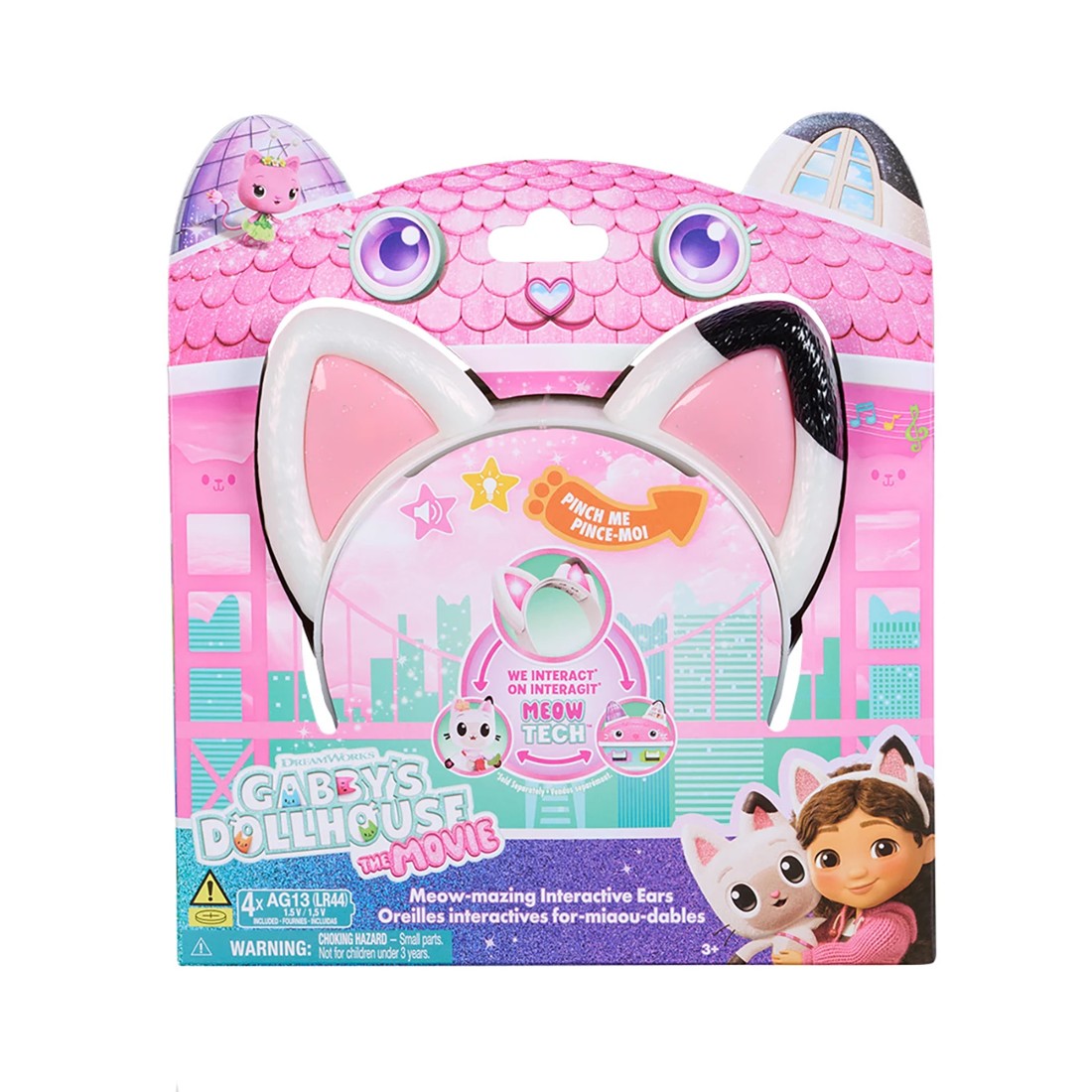 1 DreamWorks Gabby's Dollhouse The Movie: Meow-mazing Interactive Ears Toy, 1 of 7
