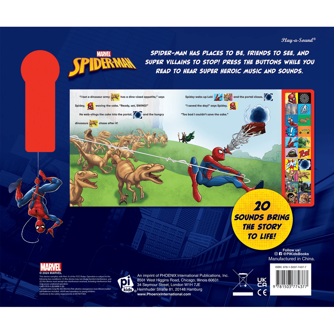 3 Marvel Spider-Man Ready, Set, Swing! - Sound Book, 3 of 7