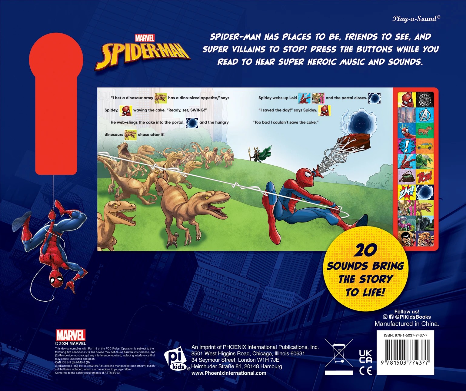3 Marvel Spider-Man Ready, Set, Swing! - Sound Book, 3 of 7