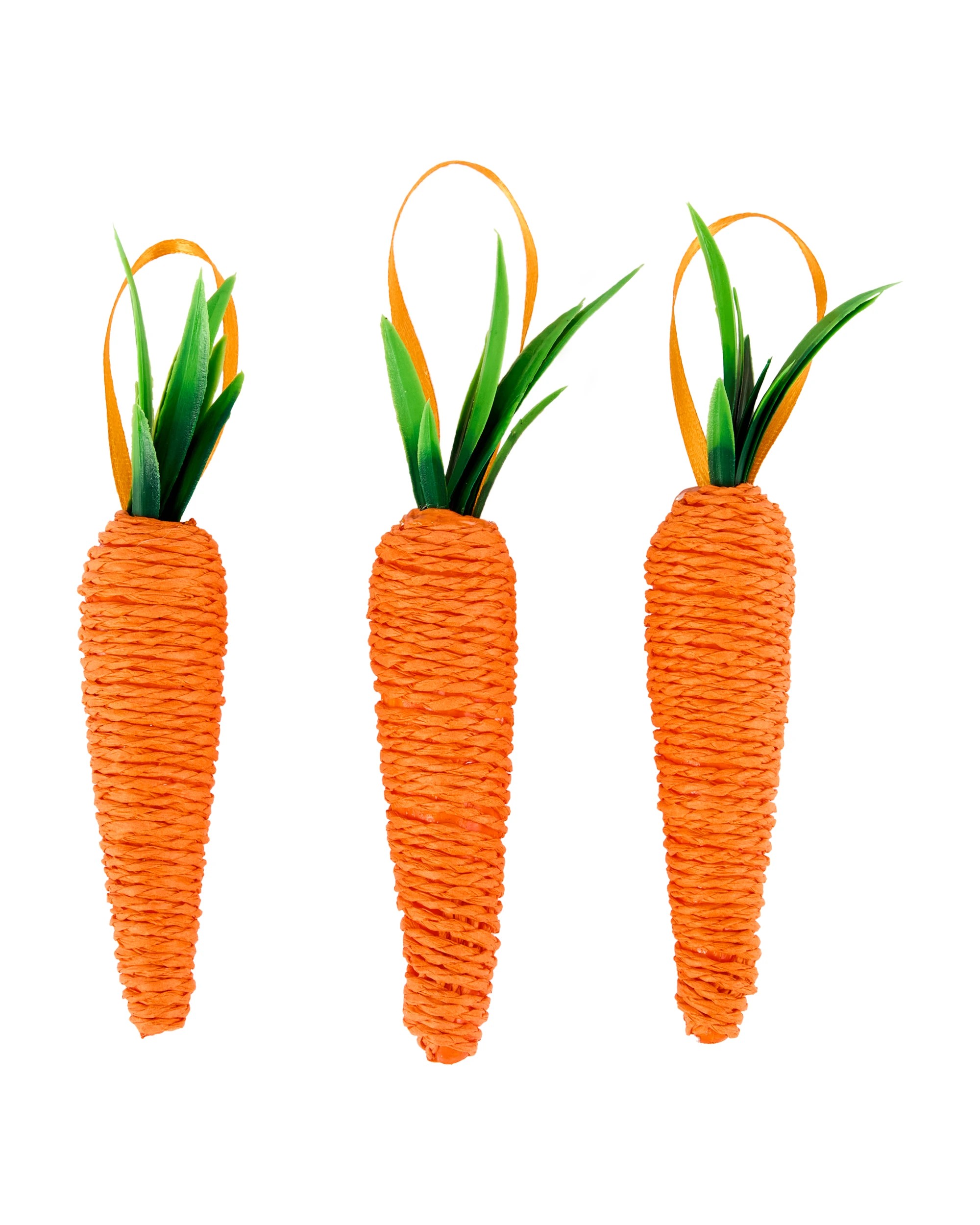 1 3 Pack Easter Craft Carrot Embellishment, 1 of 2