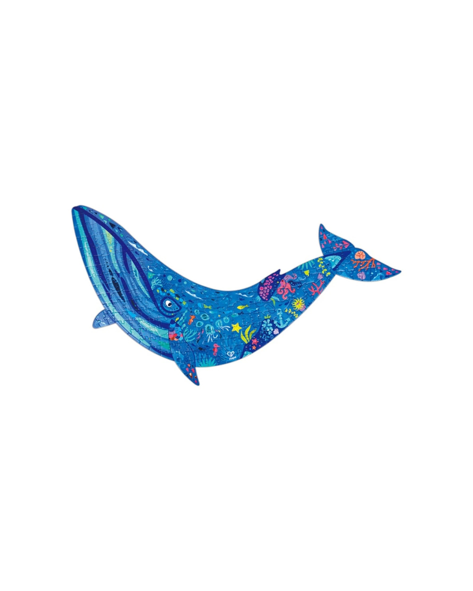 1 Hape Floor Puzzle Ocean Animal Whale Shaped Kids Educational Marine Puzzle Toy - Multi, 1 of 3