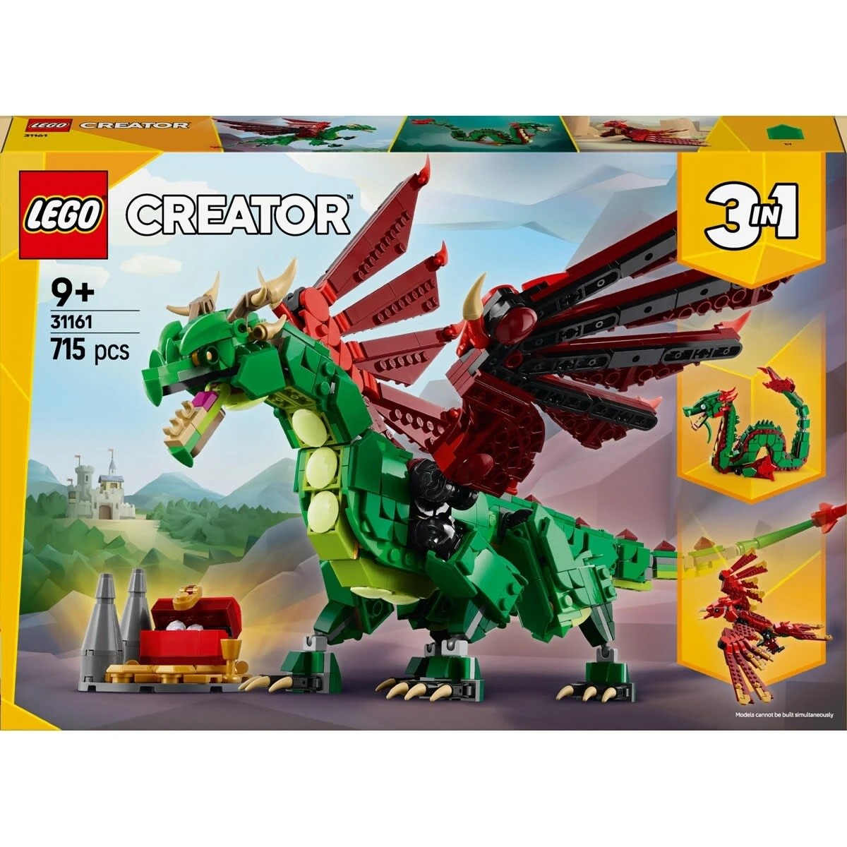1 LEGO Creator Medieval Dragon 31161, 1 of 10