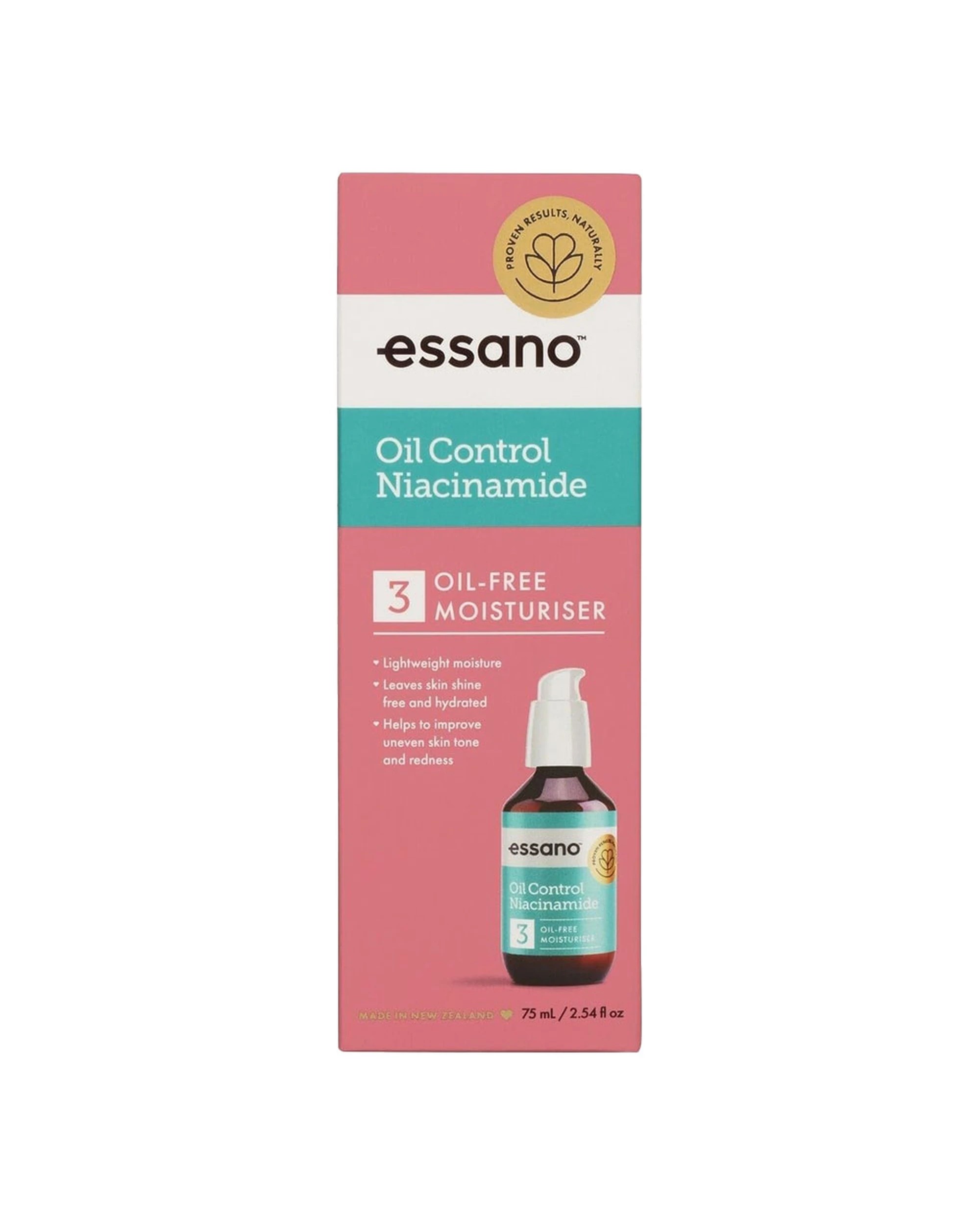 1 Essano Oil Control Niacinamide Oil-free Moisturiser 75ml, 1 of 2
