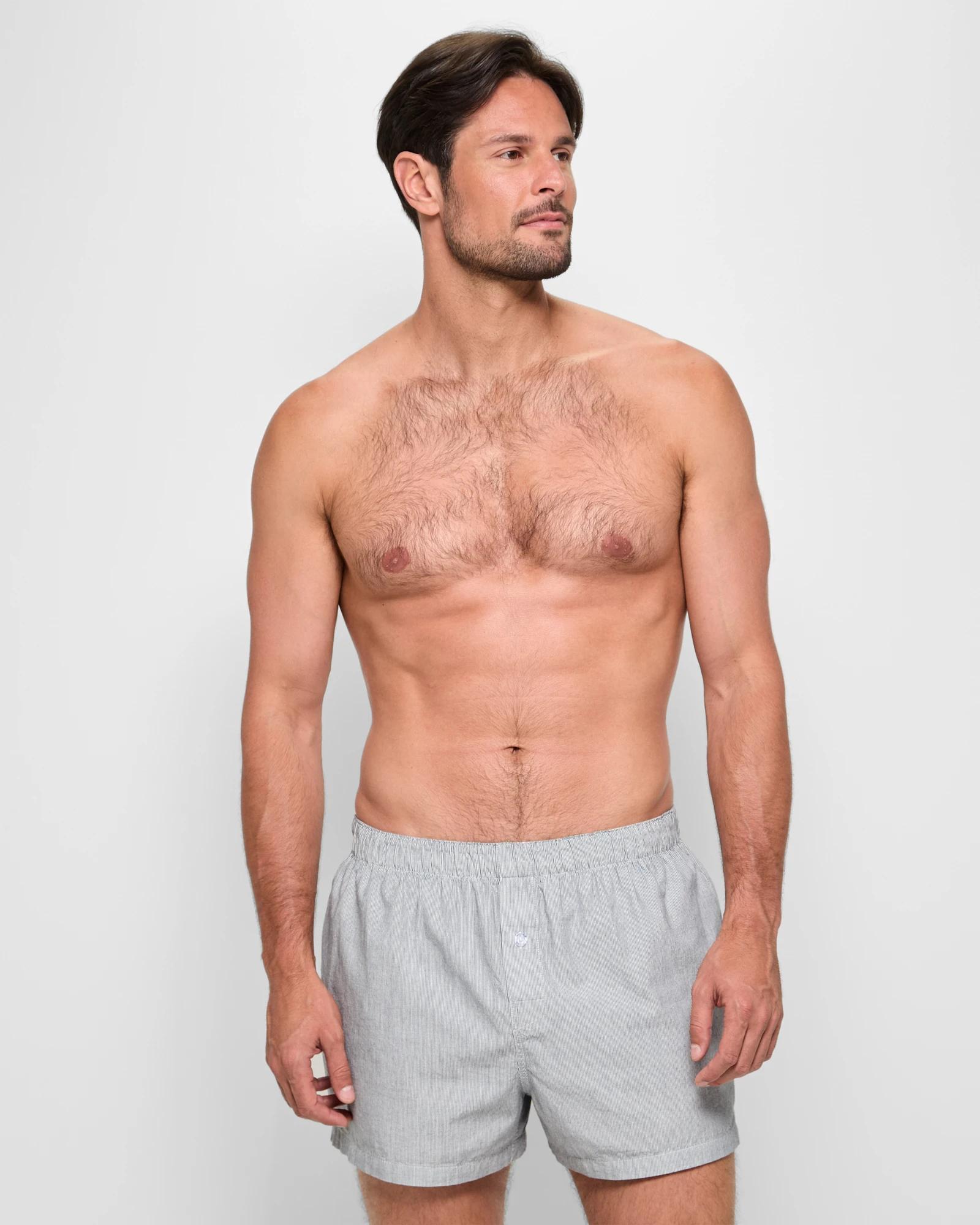 2 3 Pack Woven Boxer Shorts - Maxx GREY/BLACK, 2 of 3