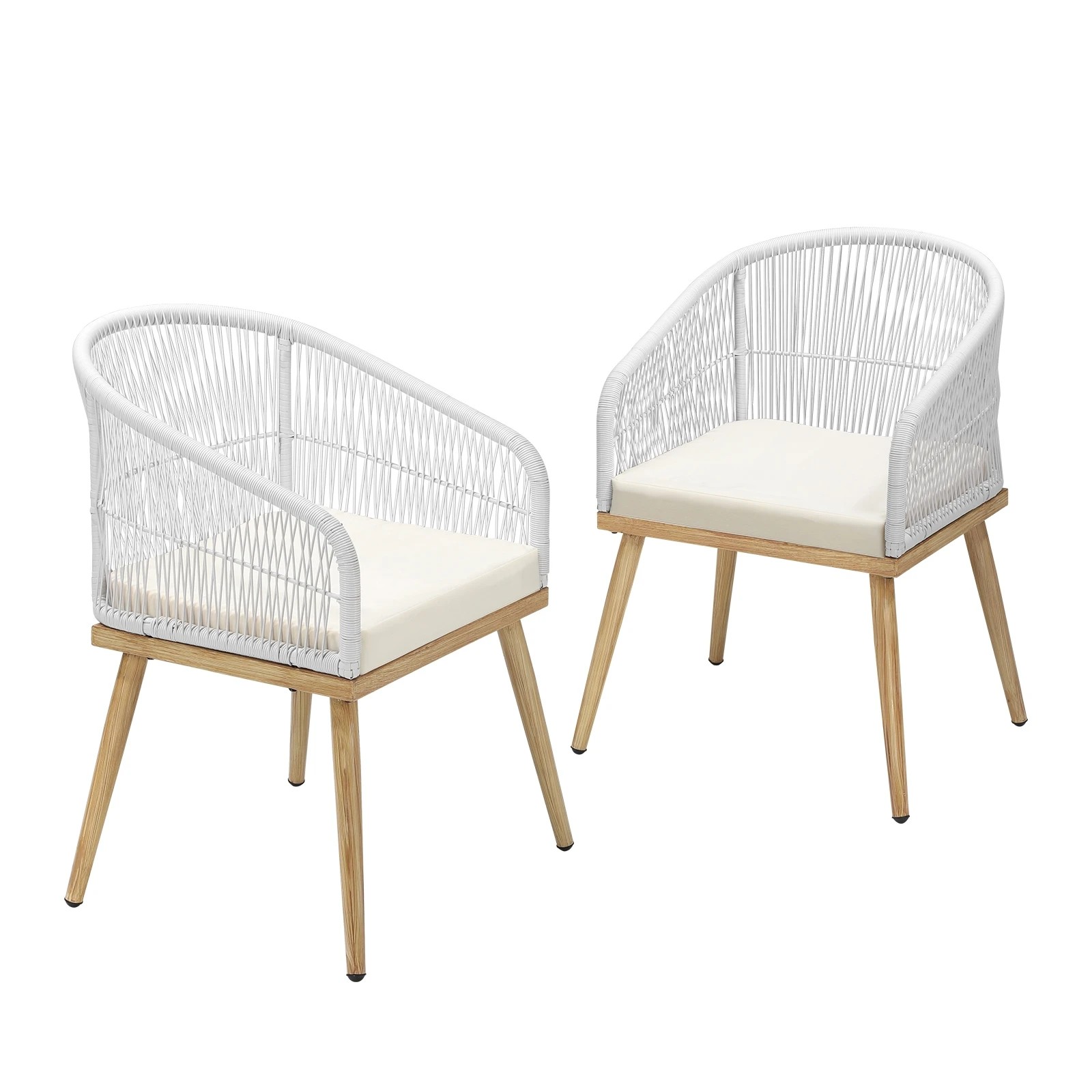 1 Livsip Outdoor Furniture Lounge Setting Chairs 2x Bistro Patio Garden Set
 - Multi, 1 of 10