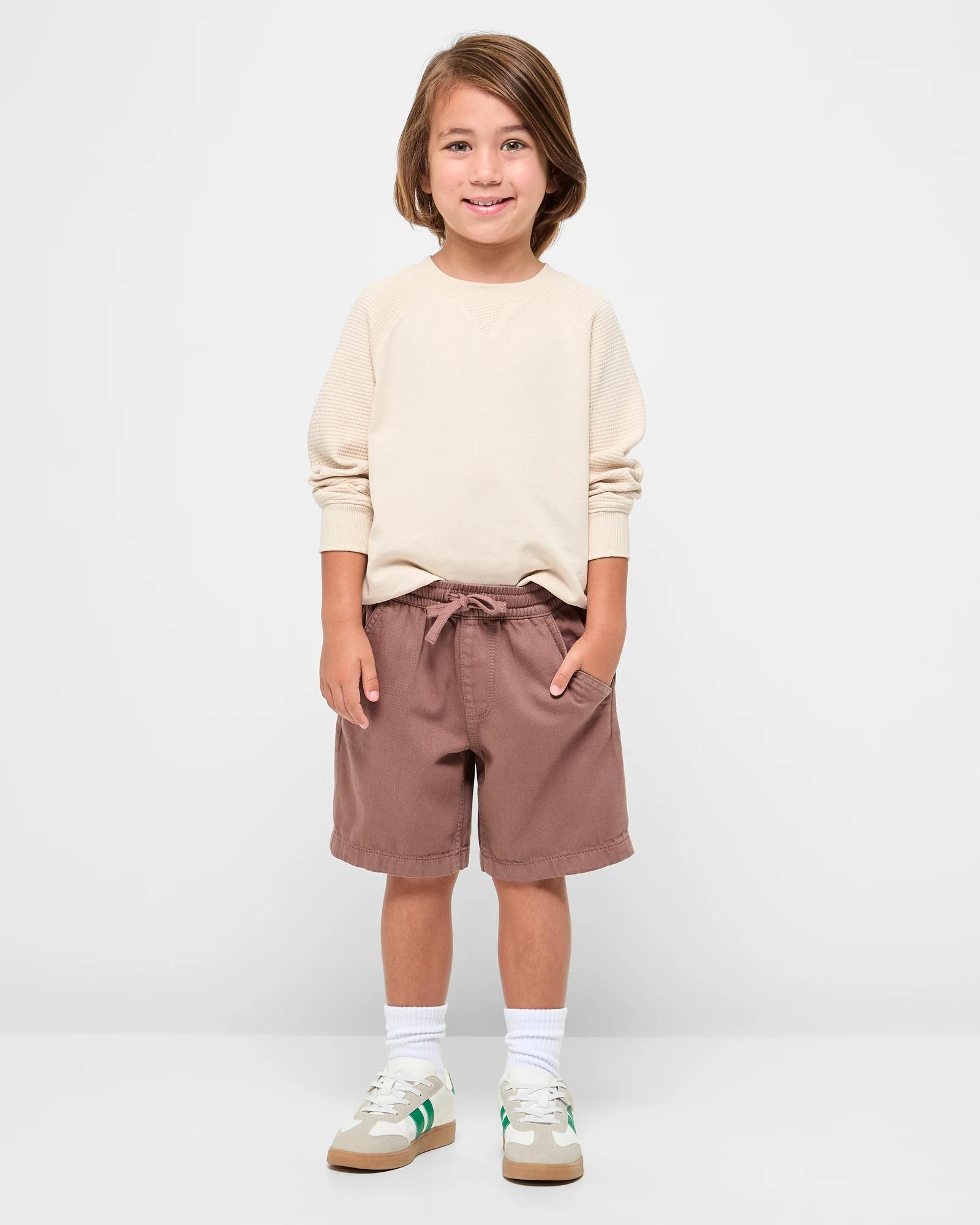 2 Target Denim Pull On Volley Shorts BROWN, 2 of 5