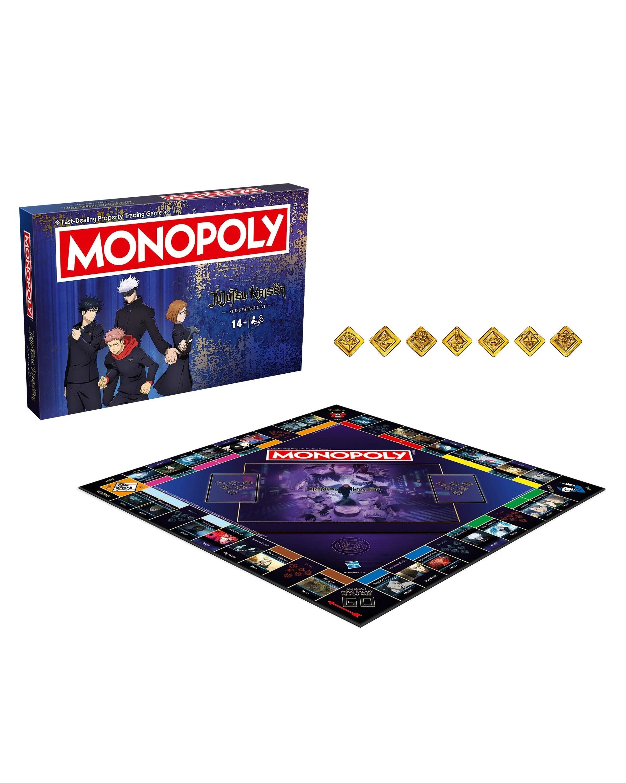 1 Monopoly Jujutsu Kaisen Board Game, 1 of 9