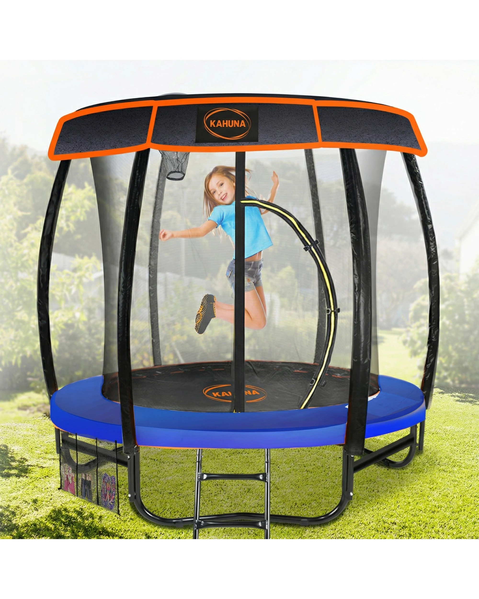 2 Kahuna 10ft Trampoline - Blue, 2 of 6