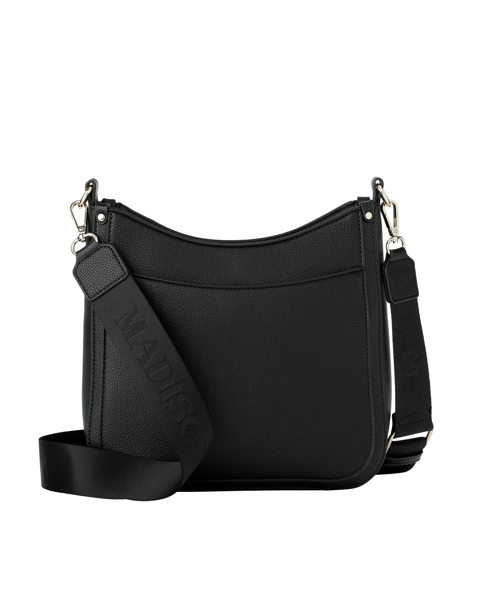 7 Madison Accessories Tina Medium Convertible Sling Bag with 2 Straps BLACK, 7 of 9