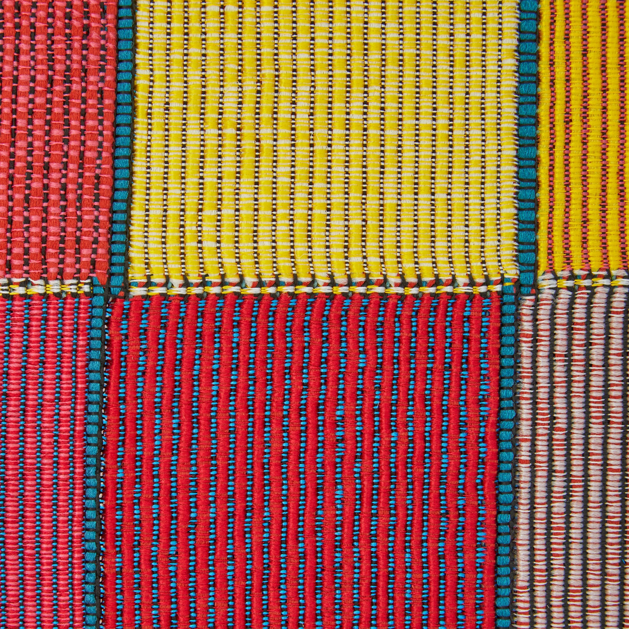 6 Common Ground Rugs Horizon Pixel 300x80cm - Medium Outdoor Rug - Multi, 6 of 8