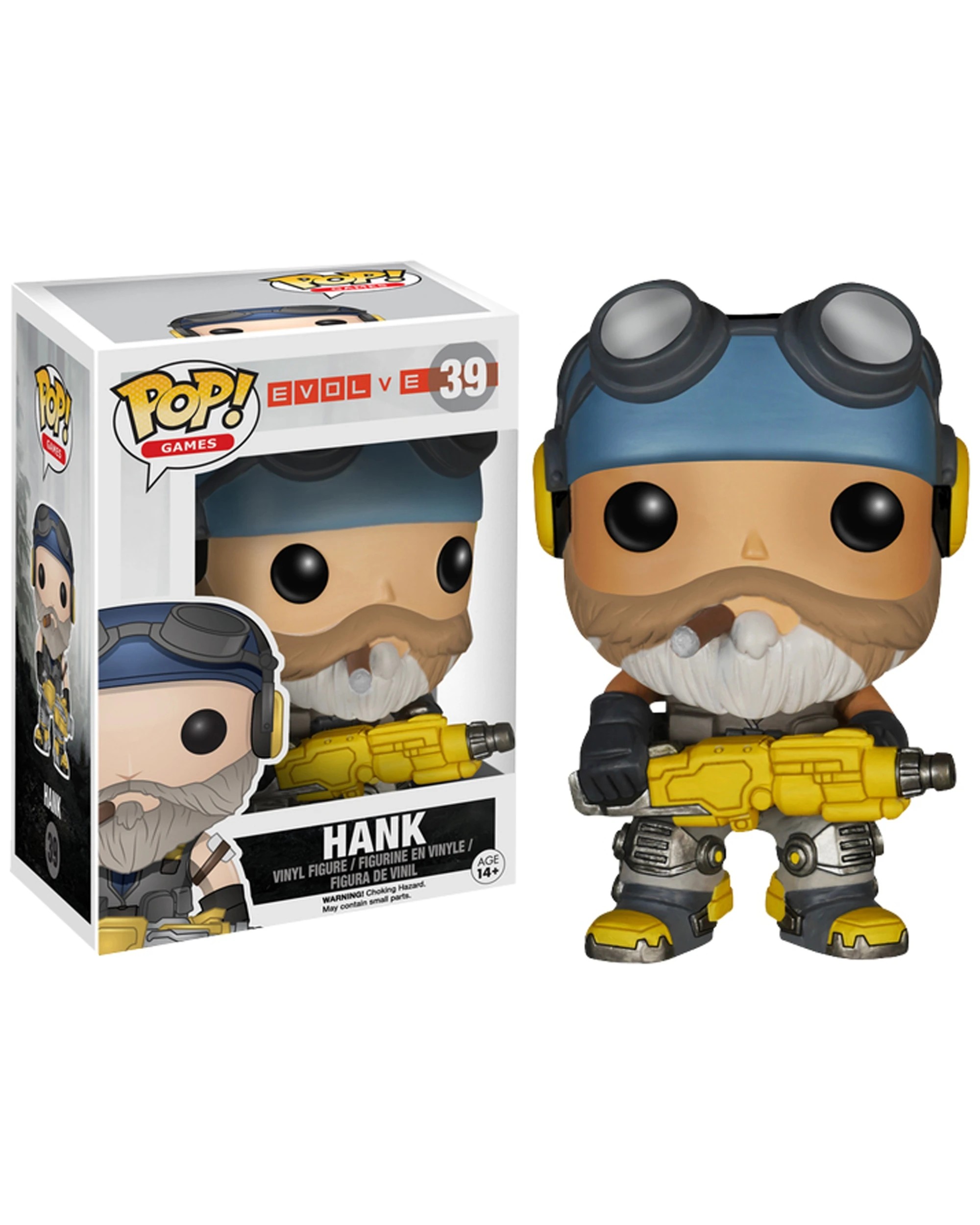 2 Pop Vinyl Figurine Evolve - Hank Action Figure 10cm Collectible Toy EVOLV E - Multi, 2 of 3
