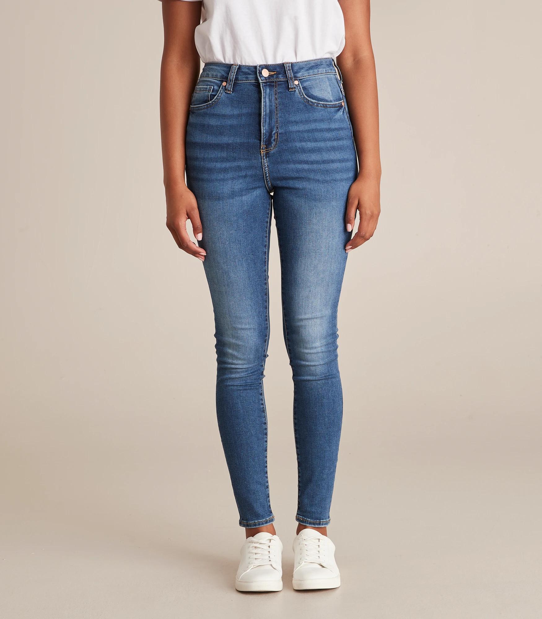 8 Target Sophie Skinny High Rise Full Length Denim Jeans MID WASH, 8 of 9