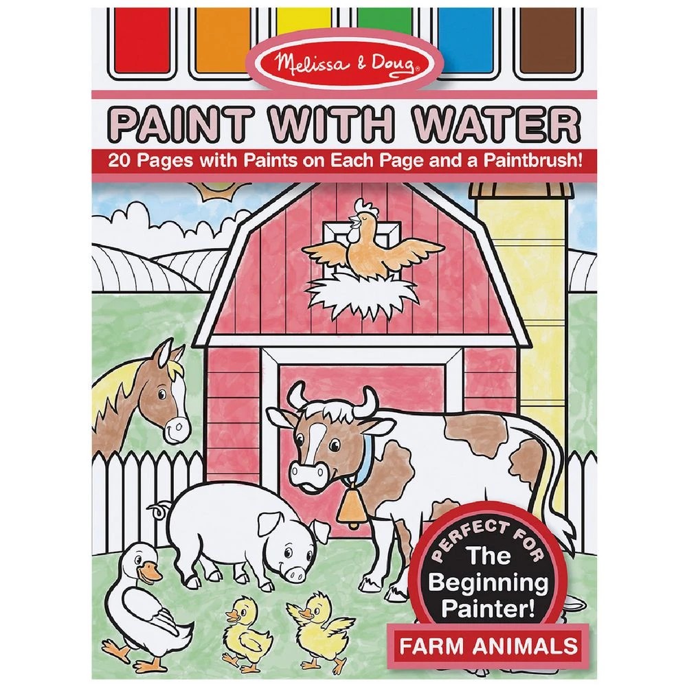 1 Melissa & Doug Paint With Water Farm Animals, 1 of 1
