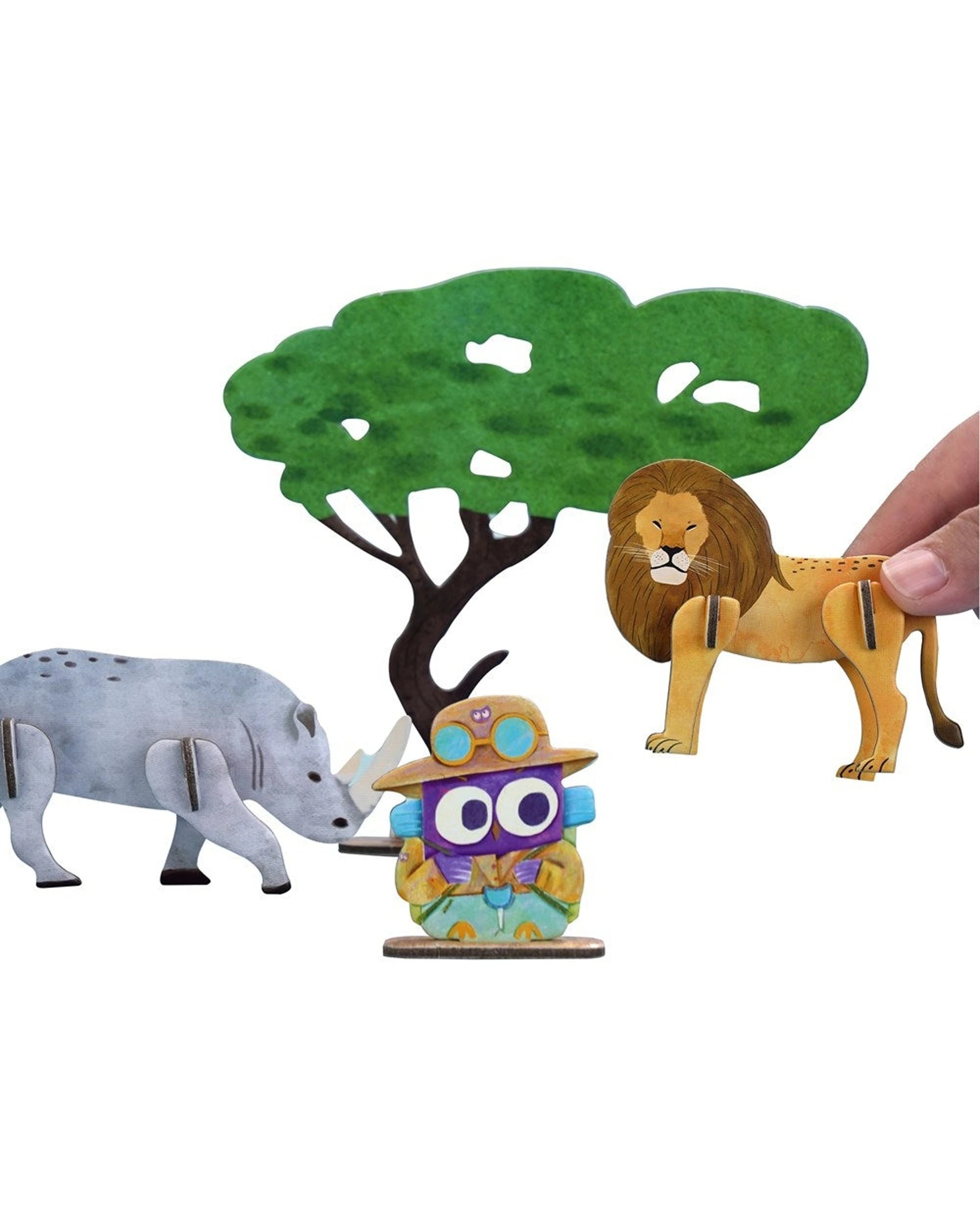 3 Mieredu Magnetic Puzzle All About Animals Educational Kids Children Learning Toy, 3 of 3