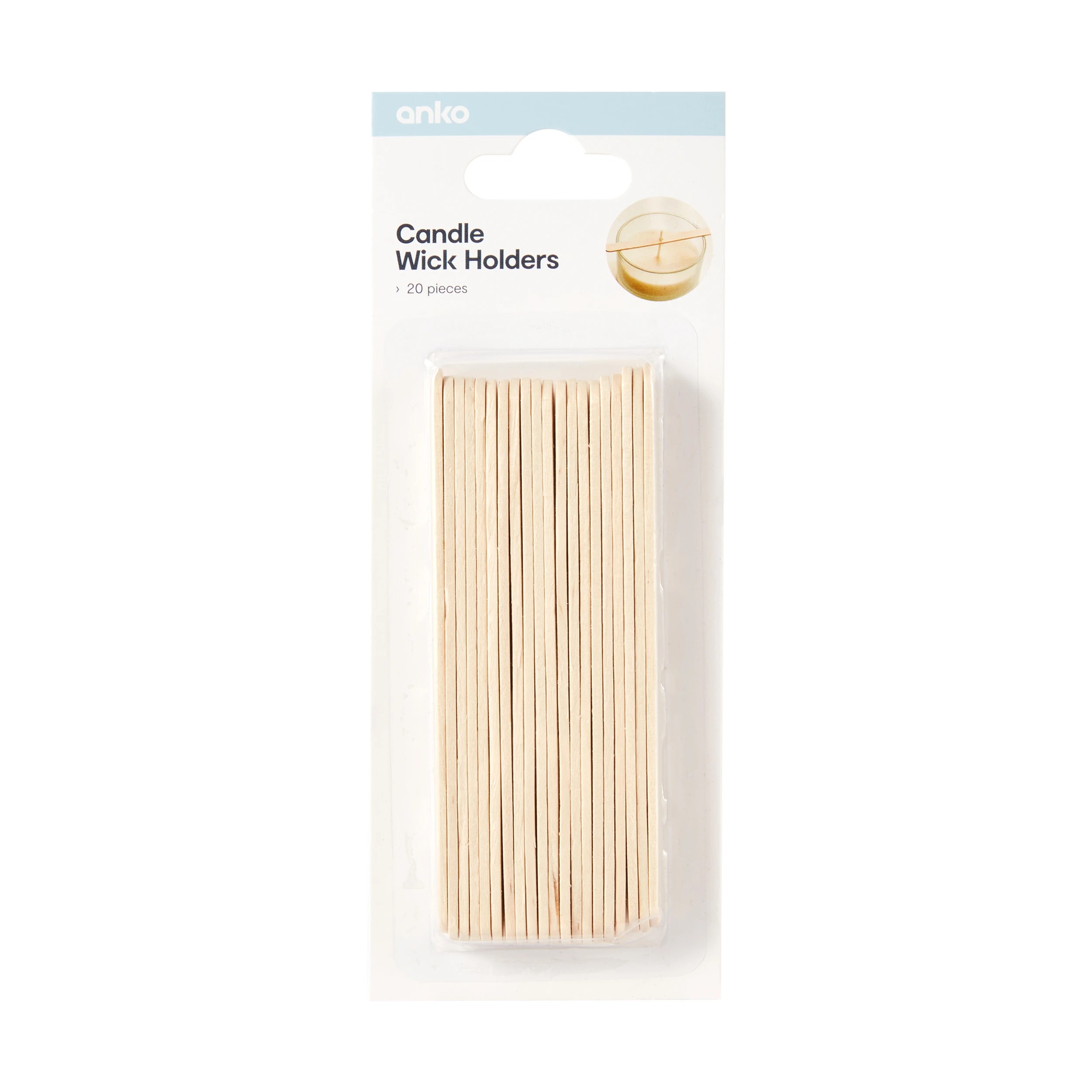 1 20 Piece Candle Wick Holders, 1 of 4