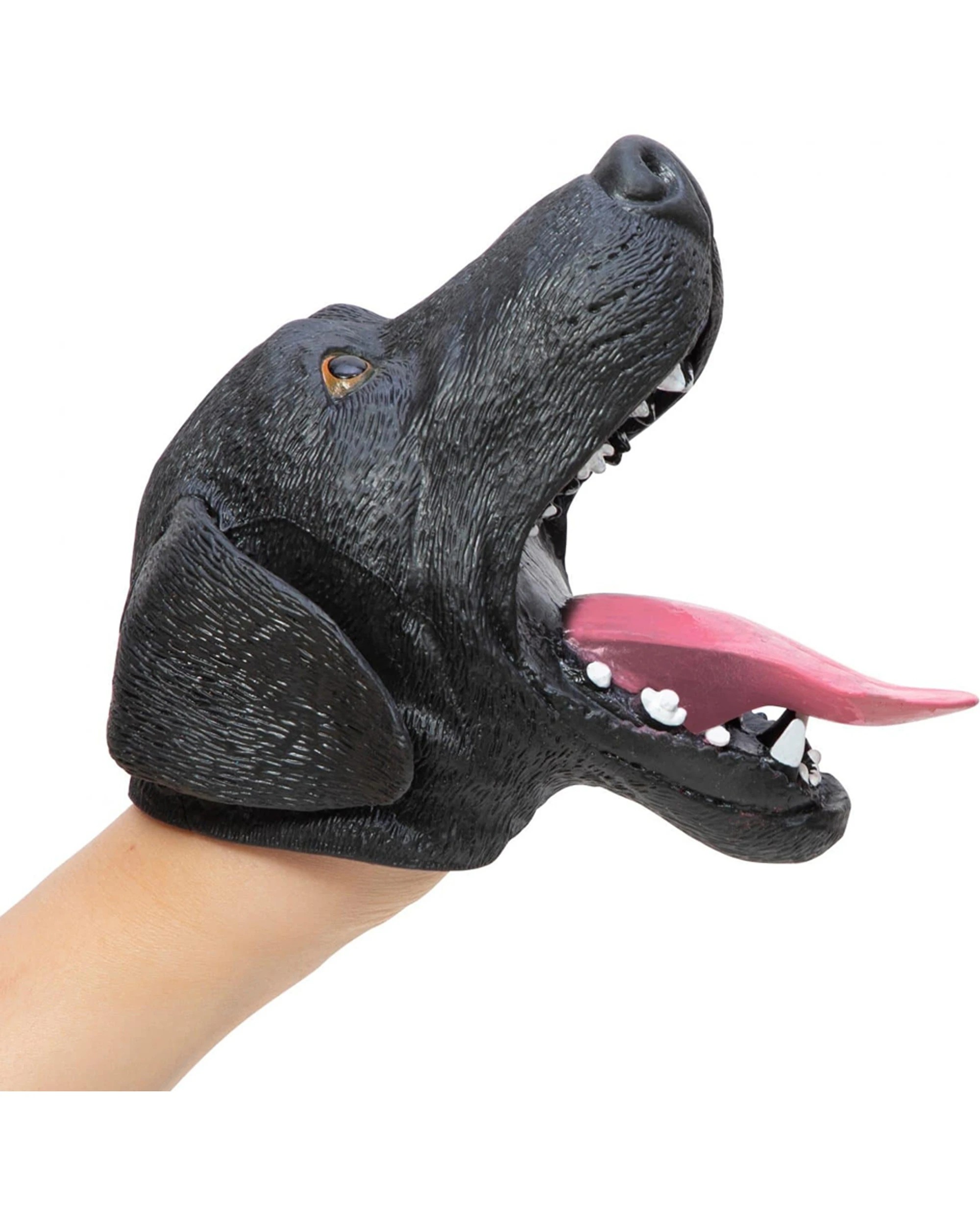 4 Schylling Stretchy Dog Hand Puppet Kids Toy 15cm - Multi, 4 of 4