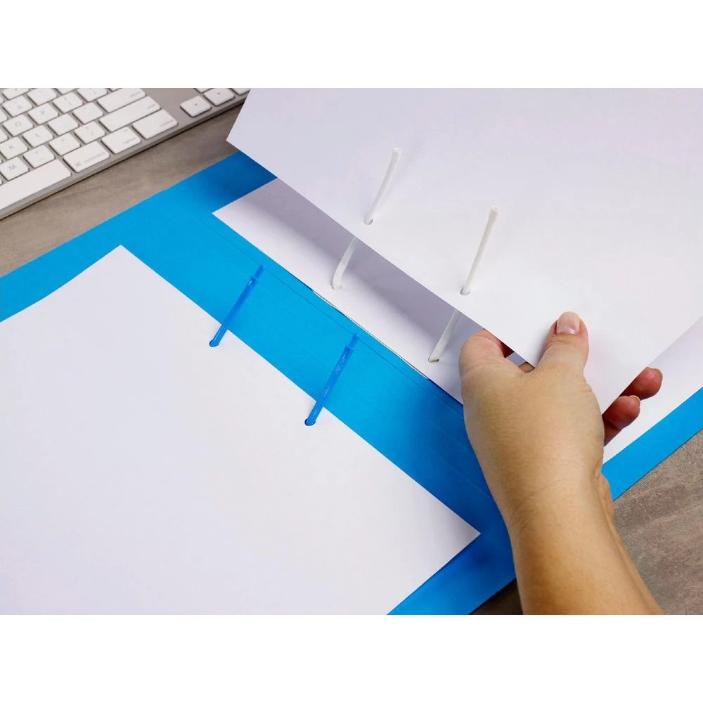 5 Avery Foolscap Tubeclip File Blue, 5 of 6