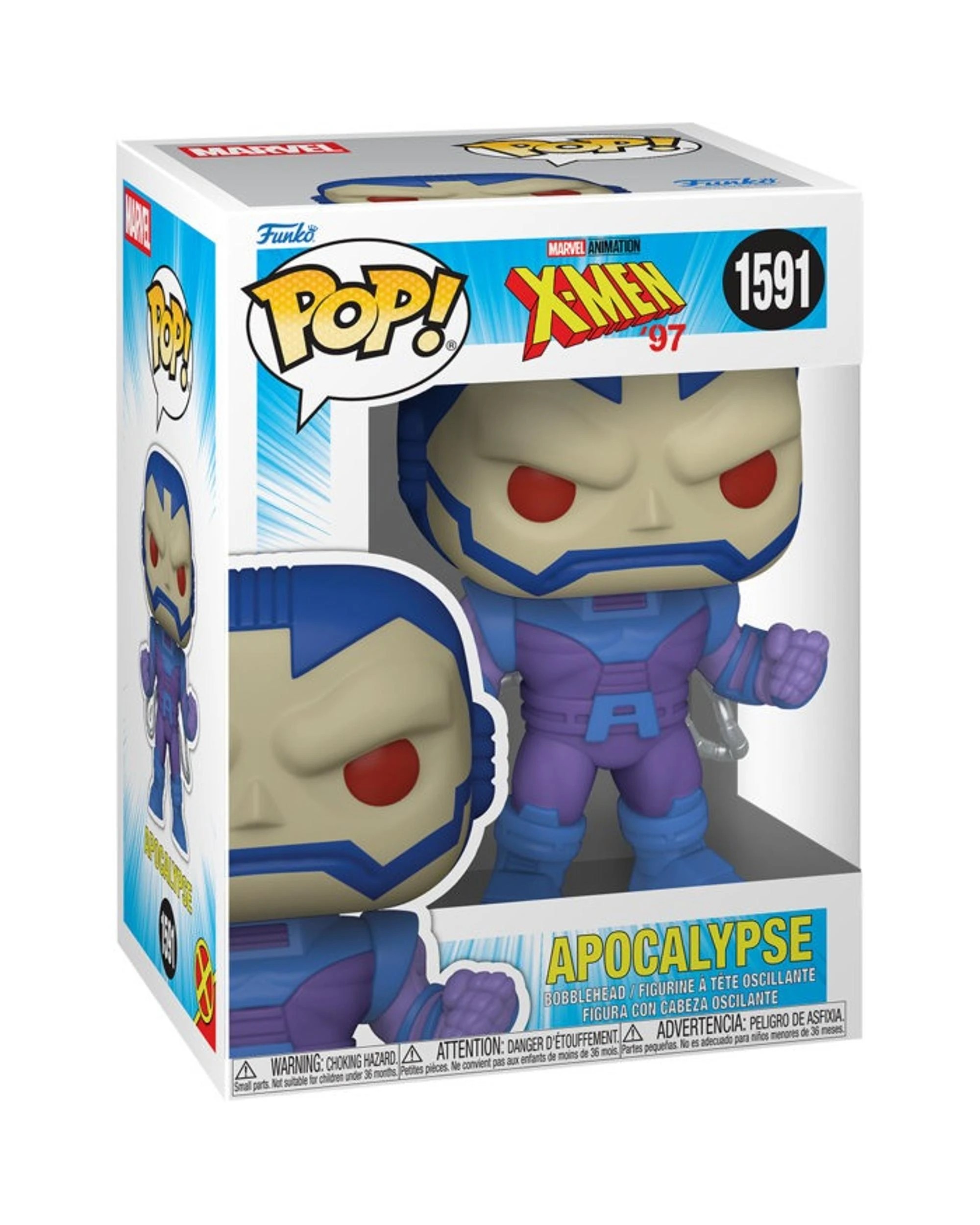 3 Marvel X-Men 97 Apocalypse Bobblehead Funko POP! Vinyl, 3 of 3