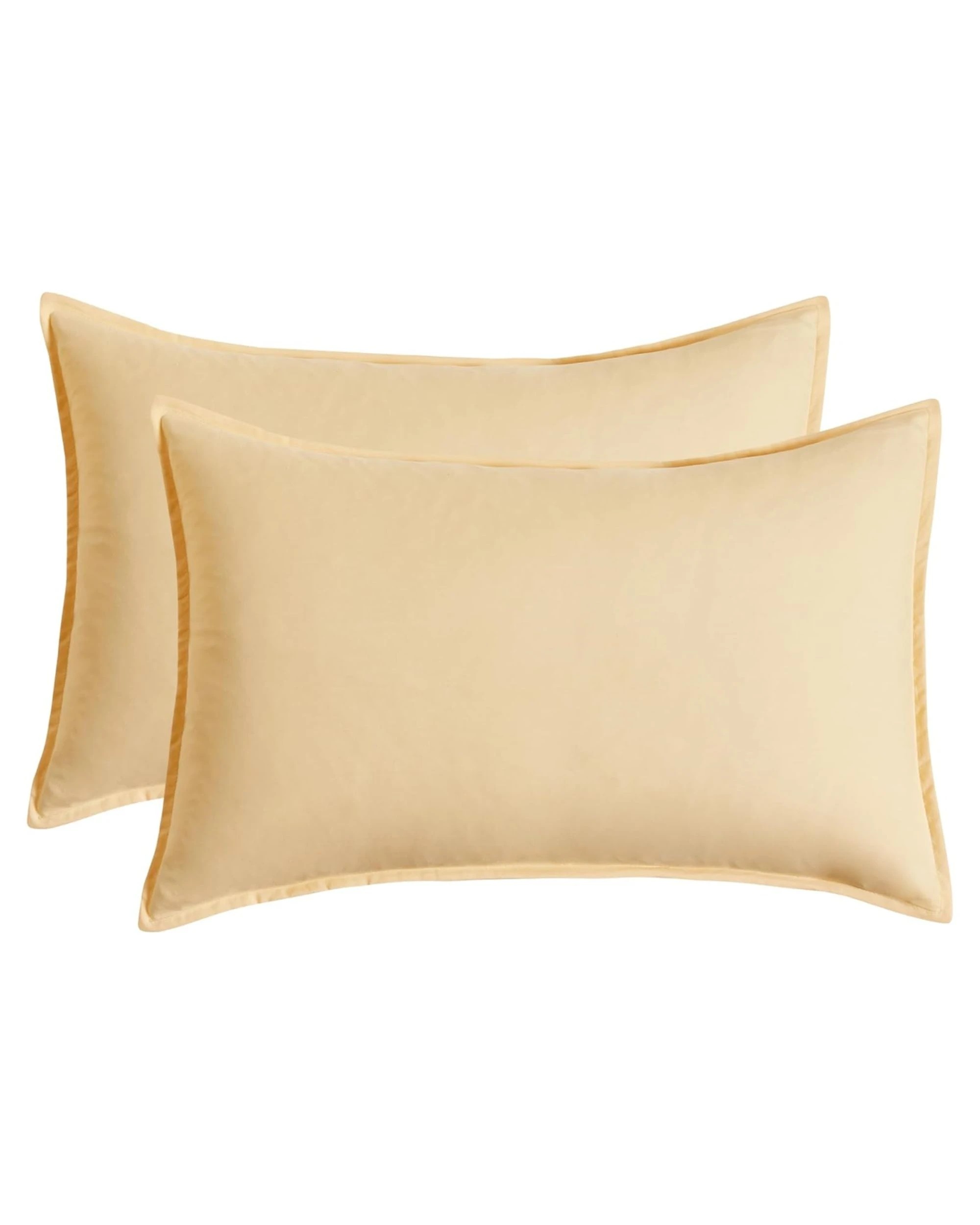 3 CleverPolly 100% Vintage Washed Microfibre Fitted Sheet Set - Butter - Super King Bed, 3 of 3