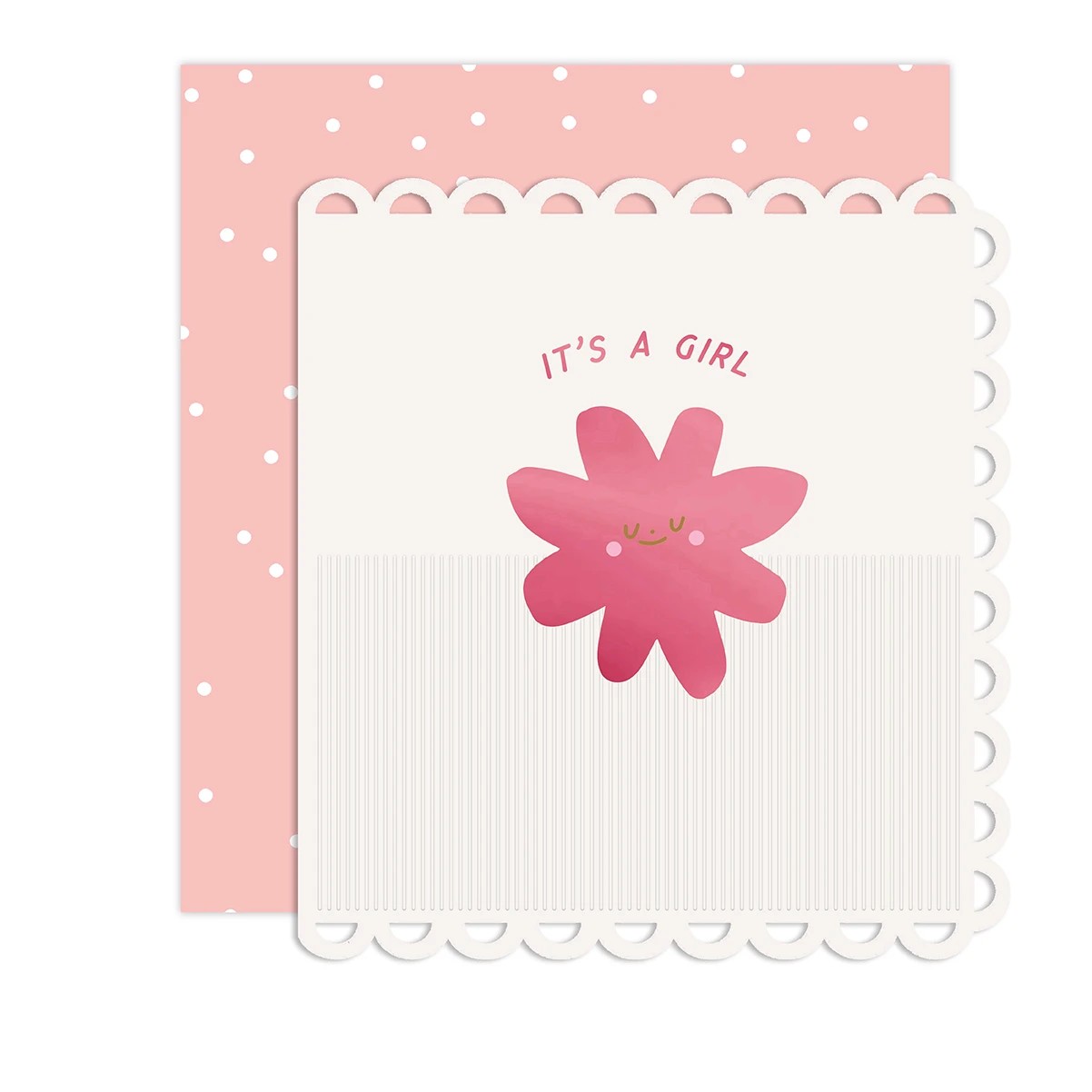 1 Hallmark Baby Girl Card - Pink Flower, 1 of 3