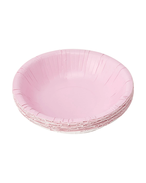 16 Pack Pink Paper Bowls