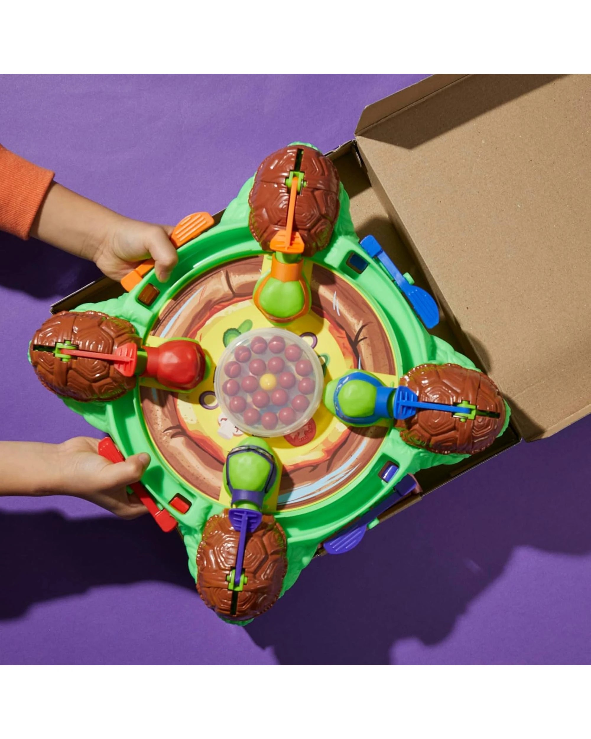 4 Hungry Hungry Hippos Teenage Mutant Ninja Turtles Edition Board Game, 4 of 10