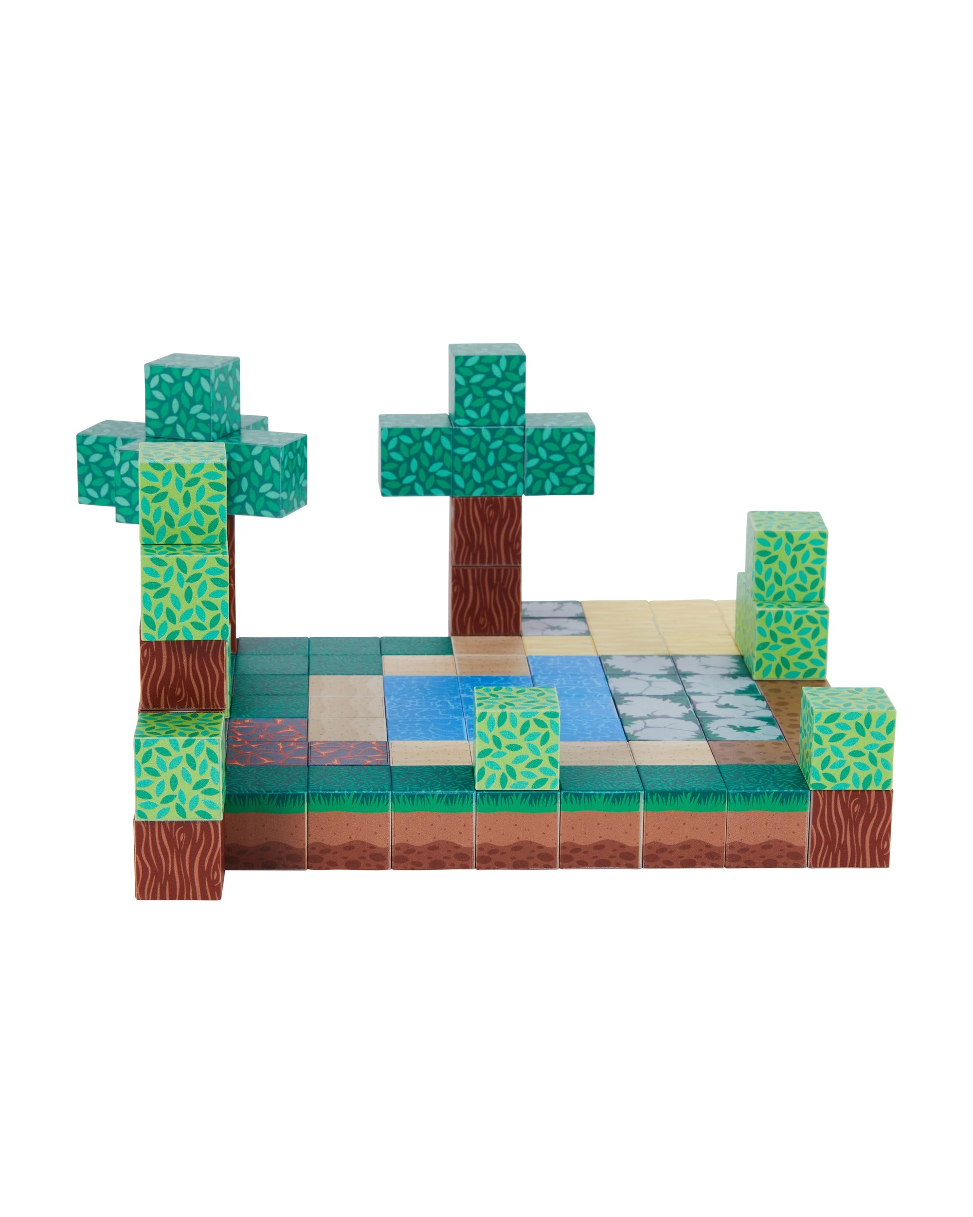 2 100 Piece Magnetic Jungle Building Blocks, 2 of 7