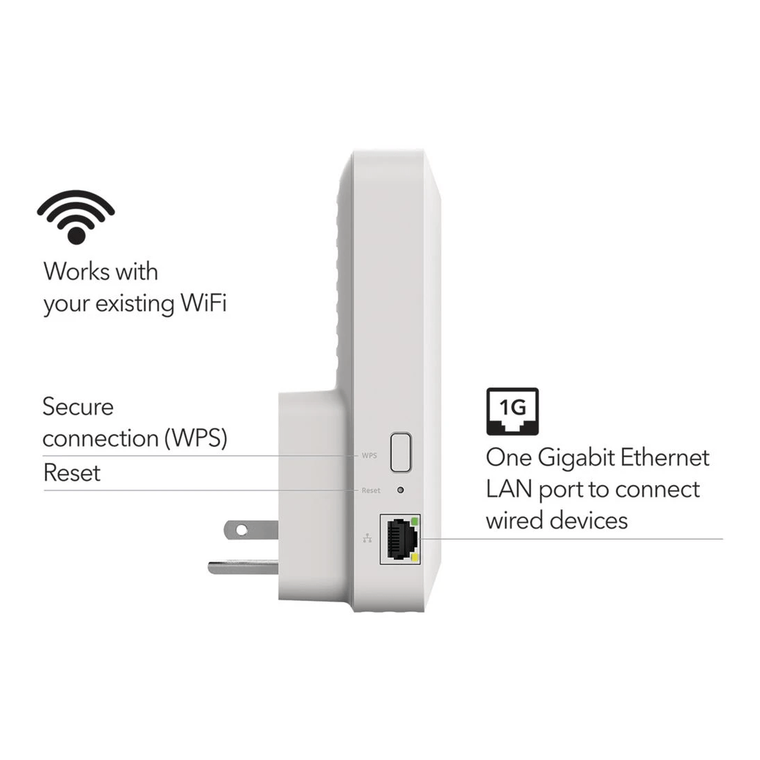 3 Netgear 4 Stream WiFi 6 Range Extender, 3 of 3