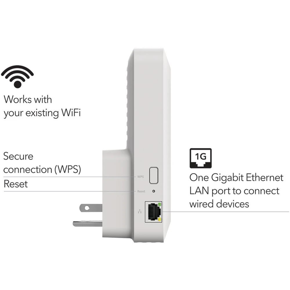 3 Netgear 4 Stream WiFi 6 Range Extender, 3 of 3