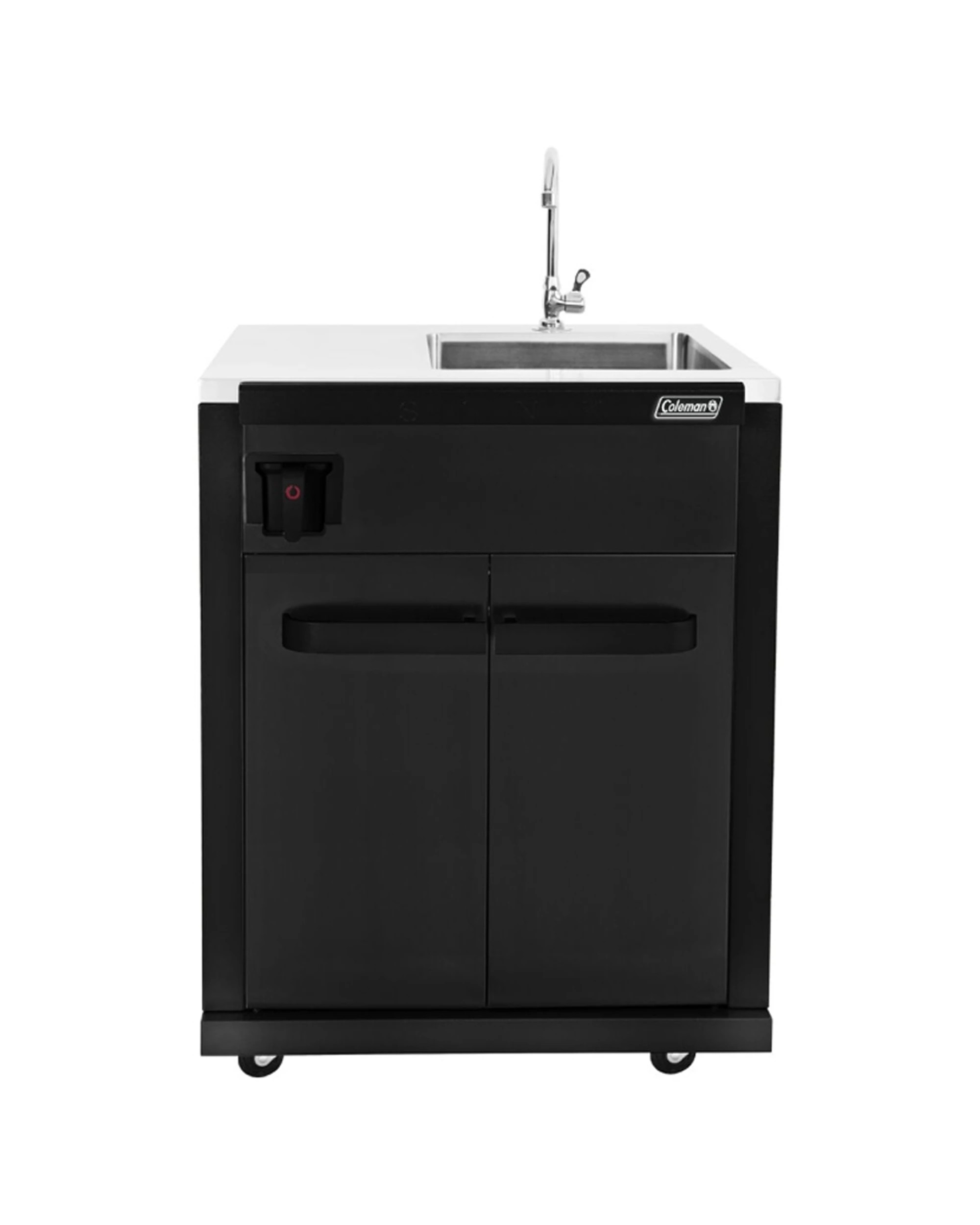 4 Coleman Revolution Dual Fuel Kitchen With Sink And Fridge Modules - Matt - Black, 4 of 4