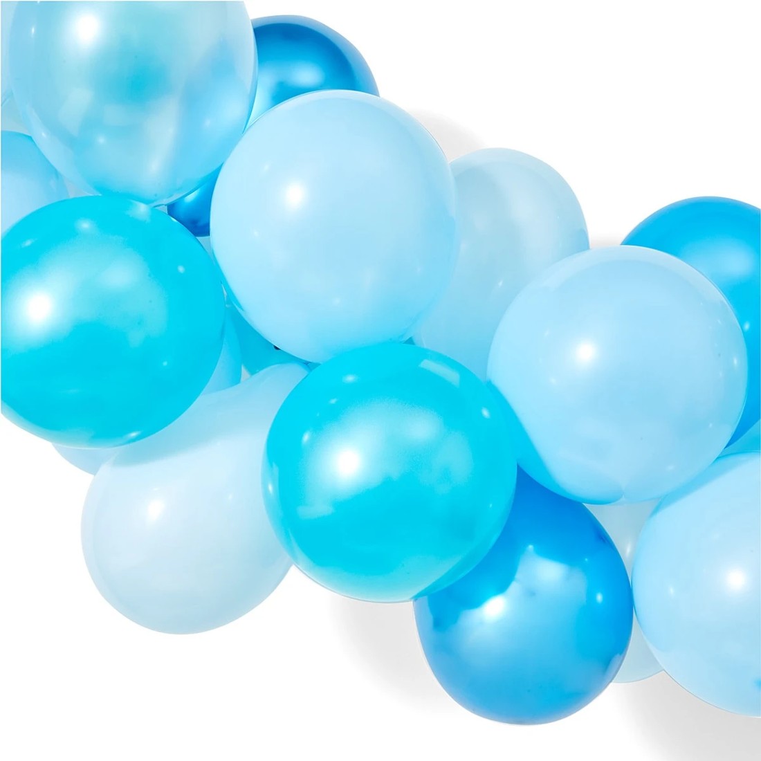 3 Blue Balloon Garland, 3 of 5