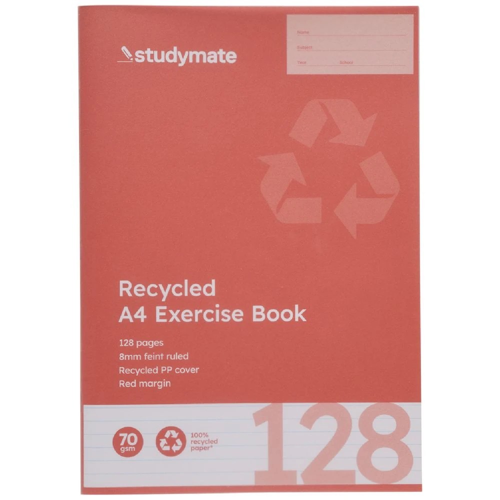 3 Studymate PP A4 Exercise Book 128 Page Clear, 3 of 3