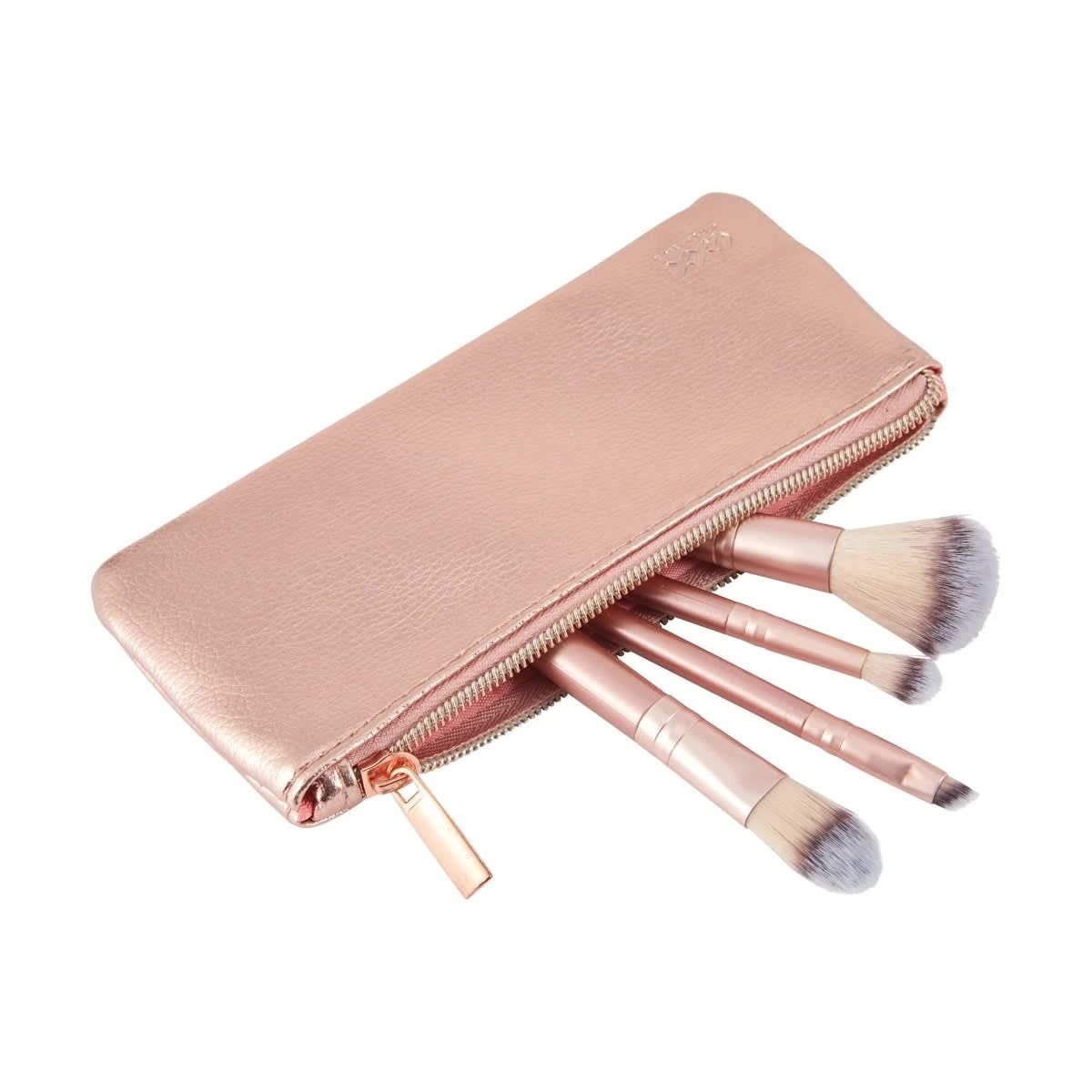 5 OXX Cosmetics 4 Piece Mini Brush Set - Pink, 5 of 6