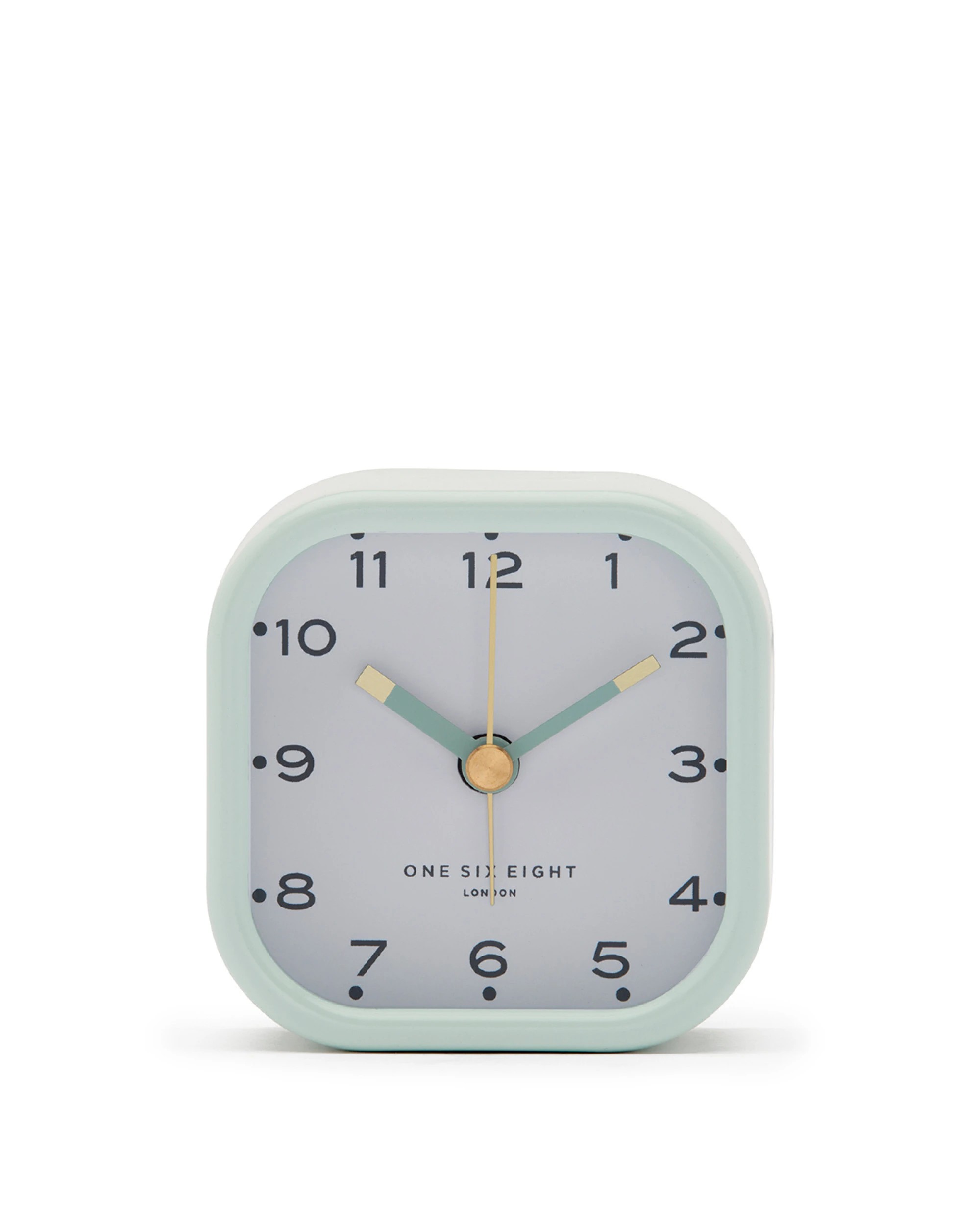 2 One Six Eight London Lisa Silent Alarm Clock - Sage Green - Green, 2 of 3