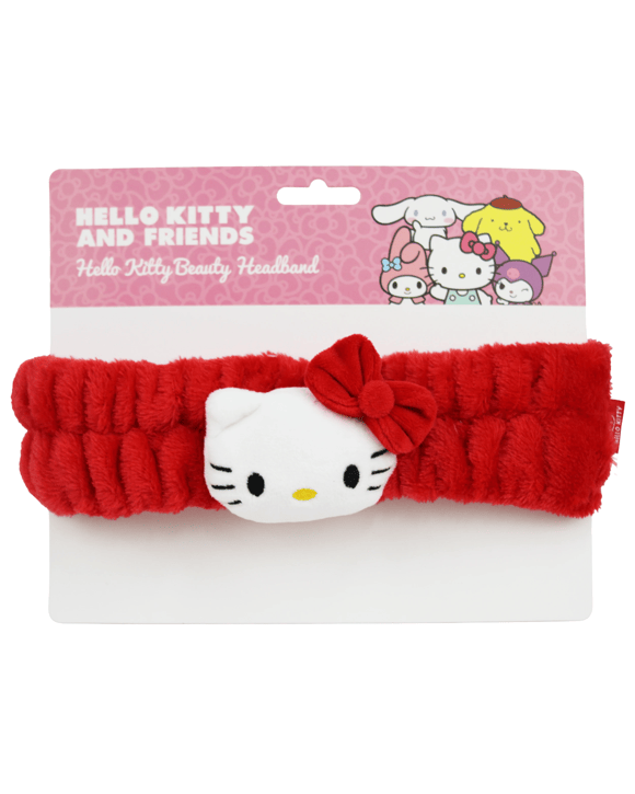Hello Kitty and Friends Fluffy Makeup Headband - Red