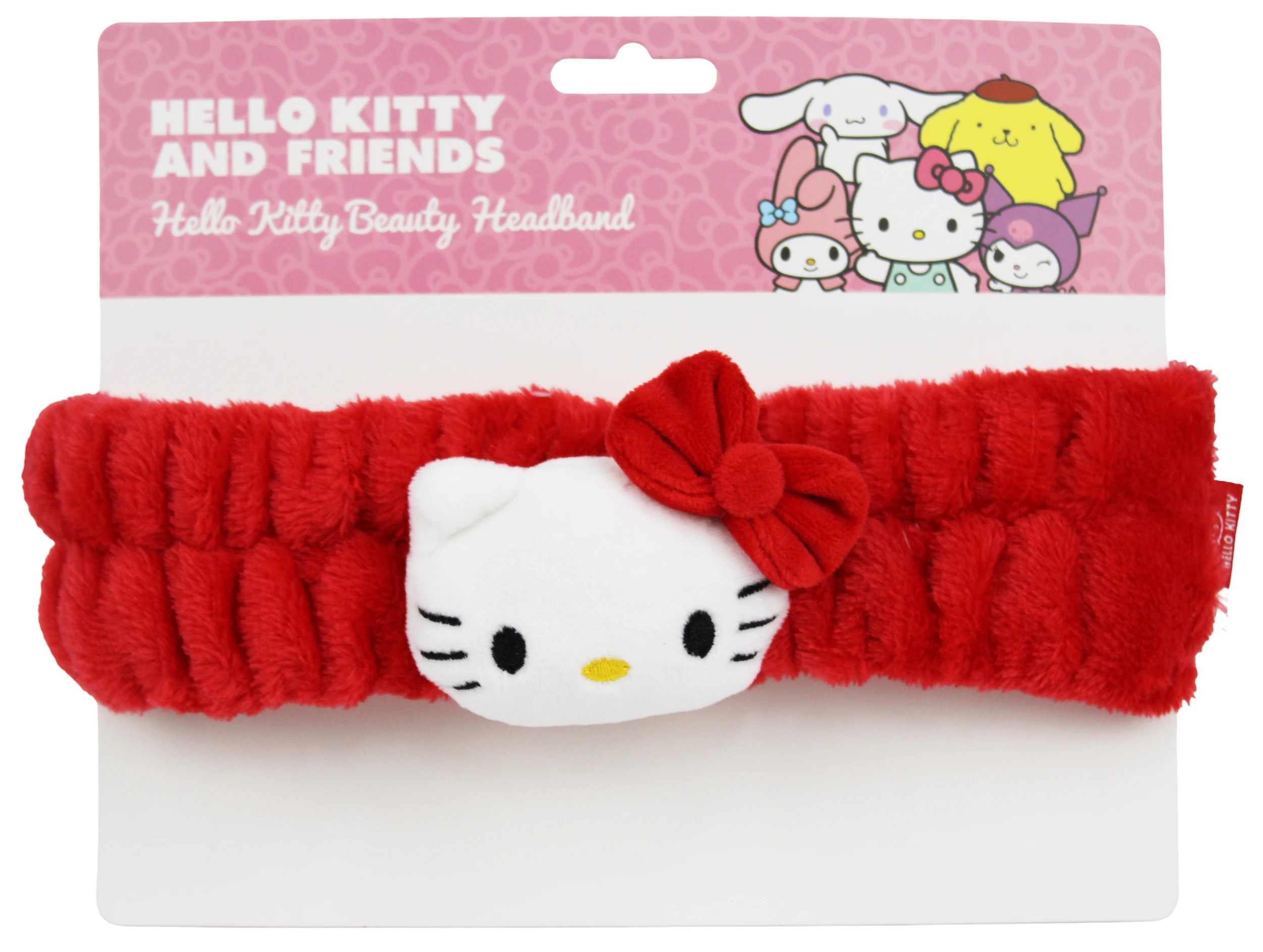 1 Hello Kitty and Friends Fluffy Makeup Headband - Red, 1 of 2