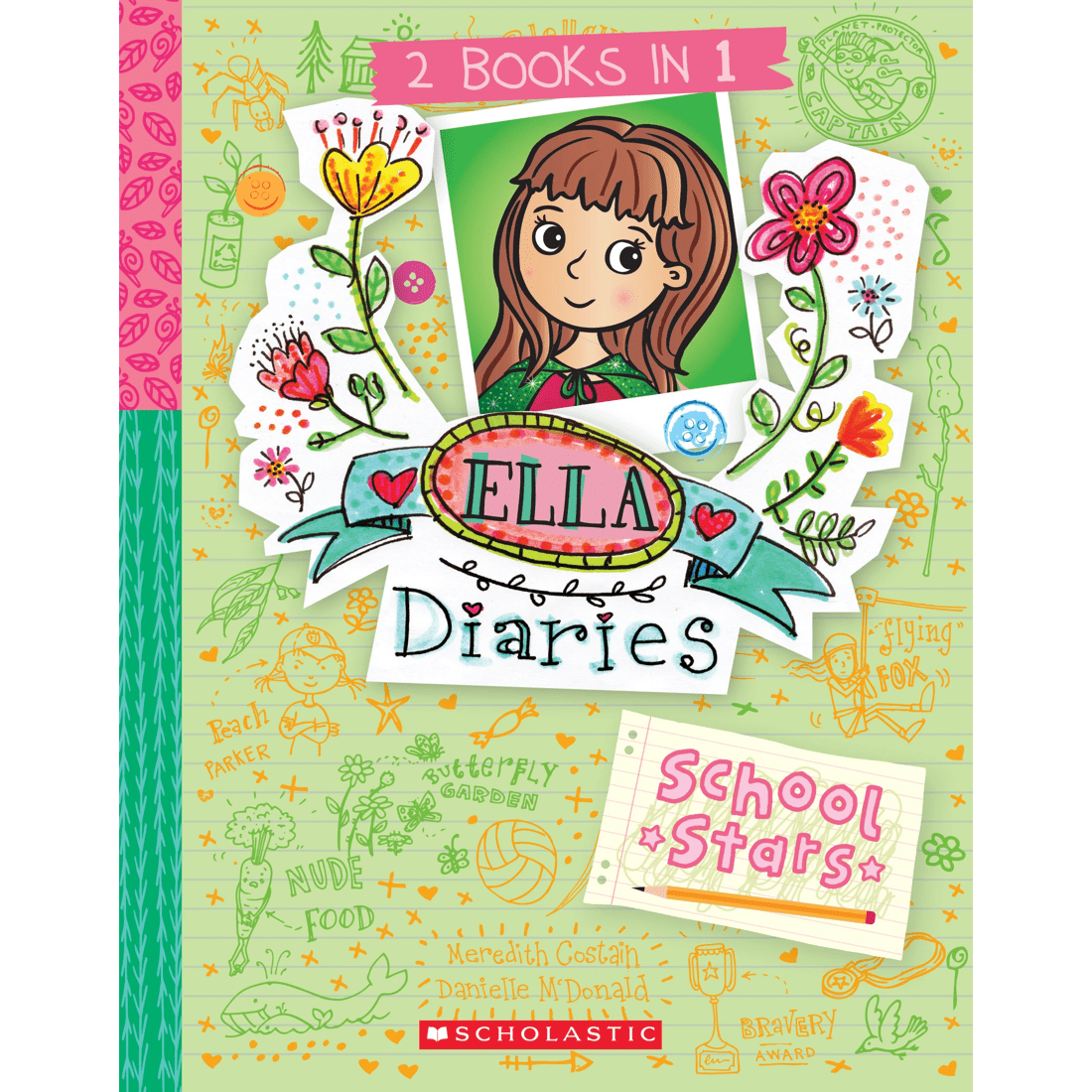 1 Ella Diaries 2 Books in 1: School Stars by Meredith Costain and Danielle M'Donald - Book, 1 of 1