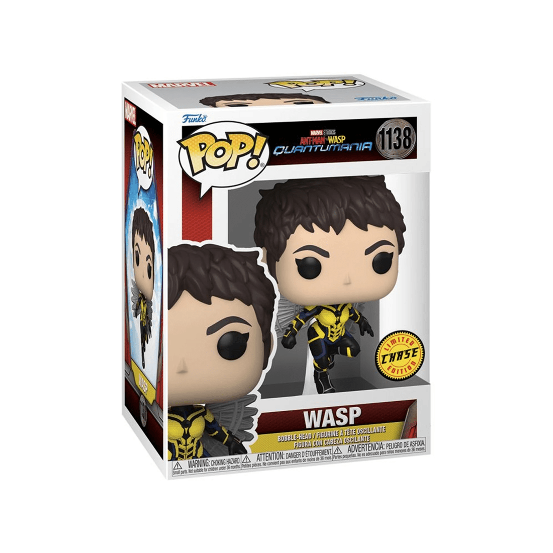 4 Pop Marvel Ant Man And The Wasp Quantumania Figurine Wasp - Chase Variant - Multi, 4 of 5